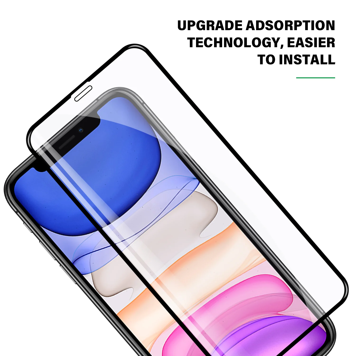 Tough on iPhone 11 Tempered Glass Screen Protector Antibacterial - Image 5