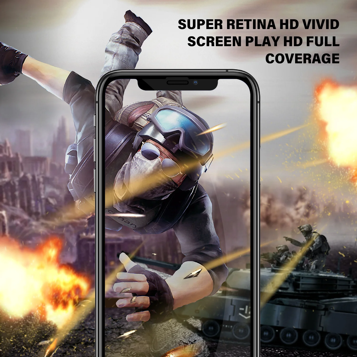 Tough on iPhone 11 Tempered Glass Screen Protector Antibacterial - Image 6