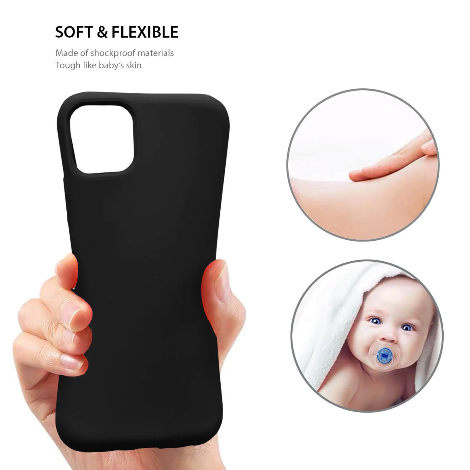 Tough On iPhone 12 / 12 Pro Case Strong Liquid Silicone - Image 4