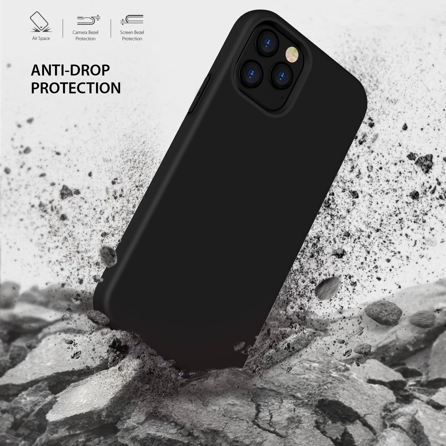 Tough On iPhone 12 / 12 Pro Case Strong Liquid Silicone - Image 5