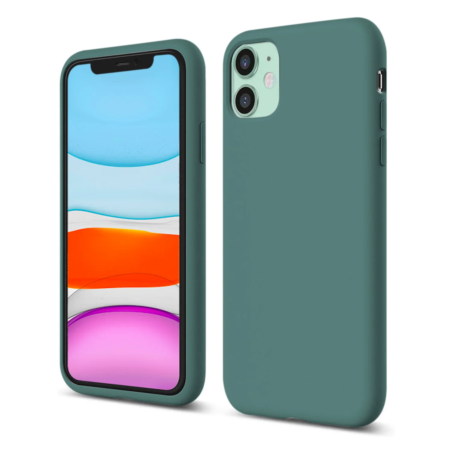 Tough On iPhone 12 / 12 Pro Case Strong Liquid Silicone - Image 9