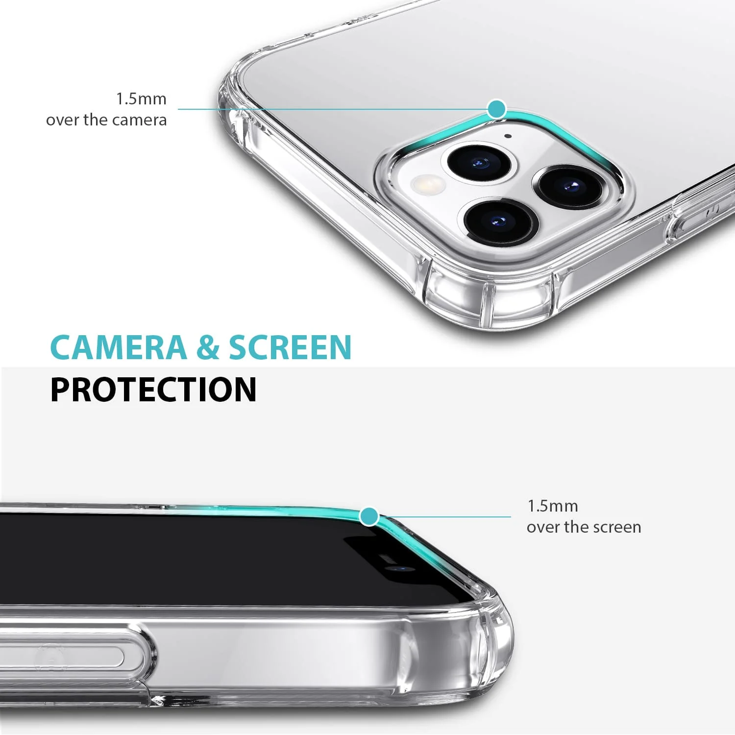Tough On iPhone 12 / 12 Pro Case Tough TPU Clear - Image 5