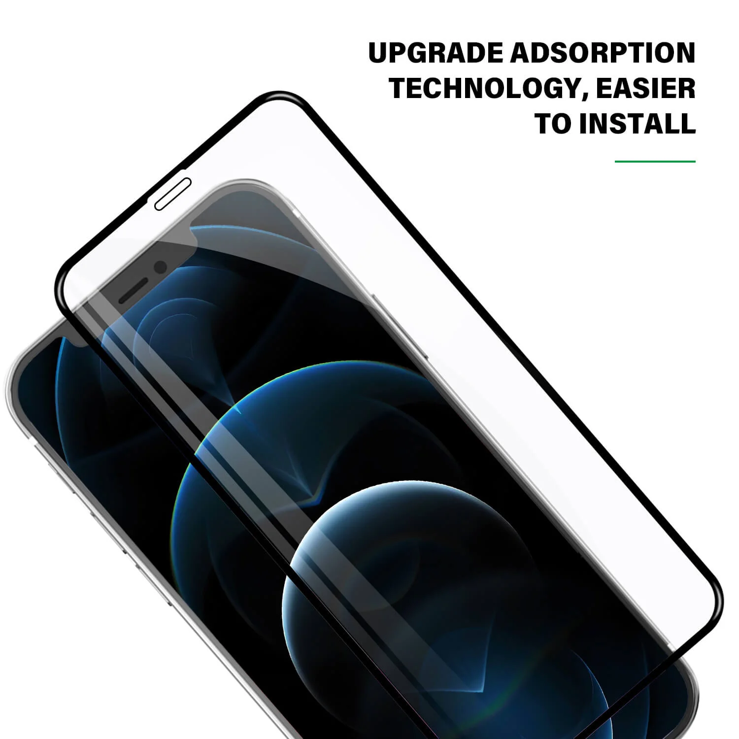 Tough On iPhone 12 mini Tempered Glass Screen Protector Anti-Microbial - Image 5