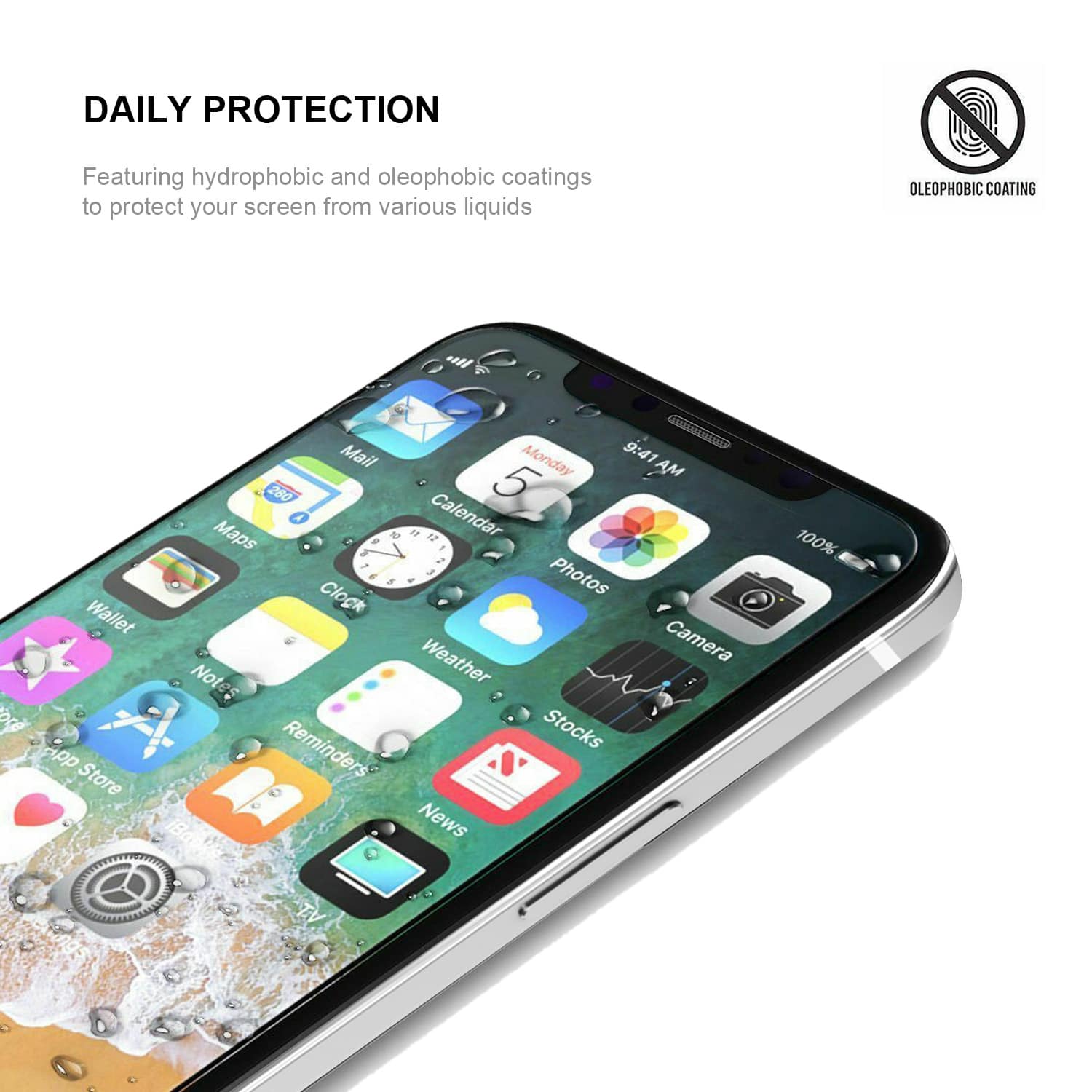 Tough On iPhone 12 mini Tempered Glass Screen Protector Double Strong Clear - Image 4