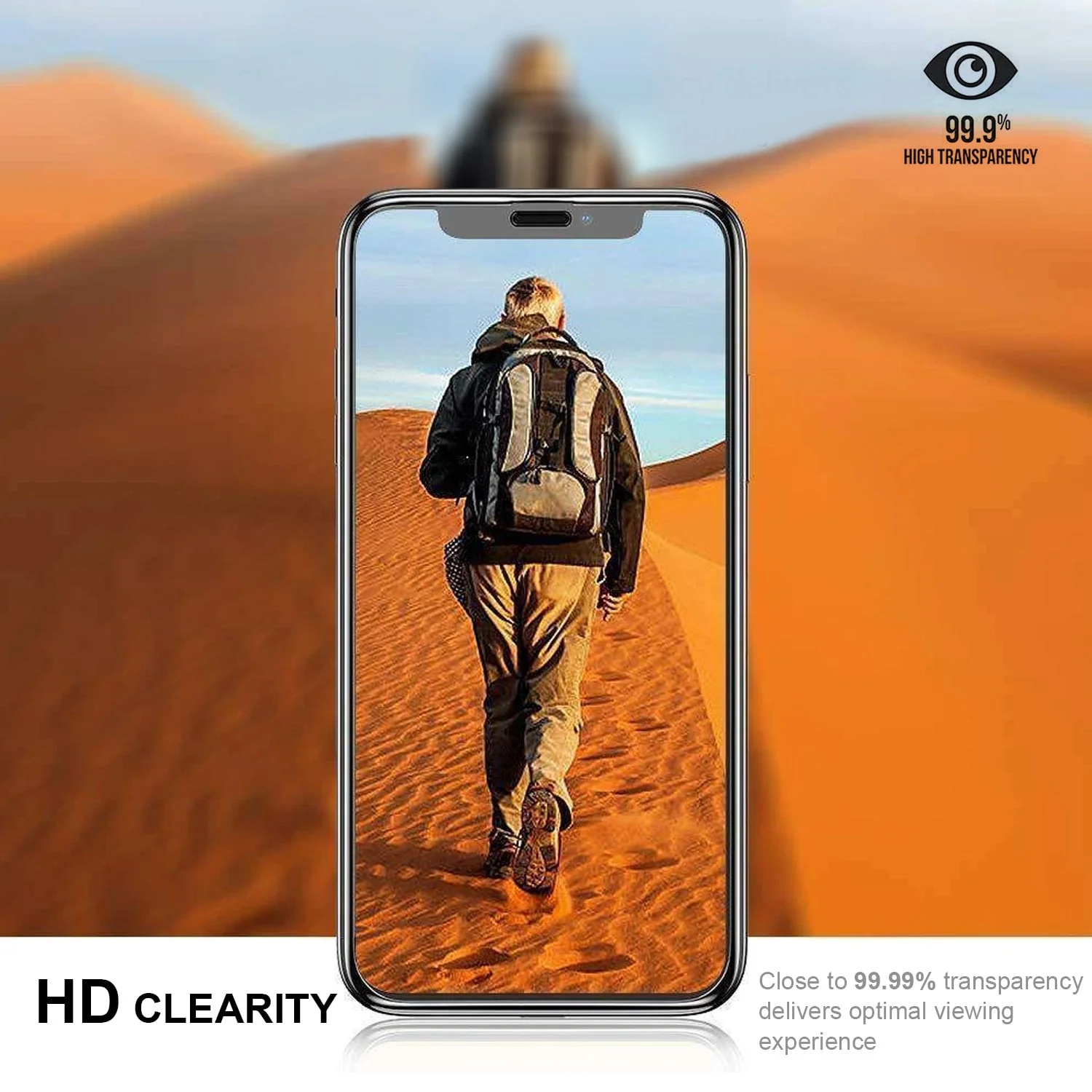 Tough On iPhone 12 mini Tempered Glass Screen Protector Double Strong Clear - Image 5