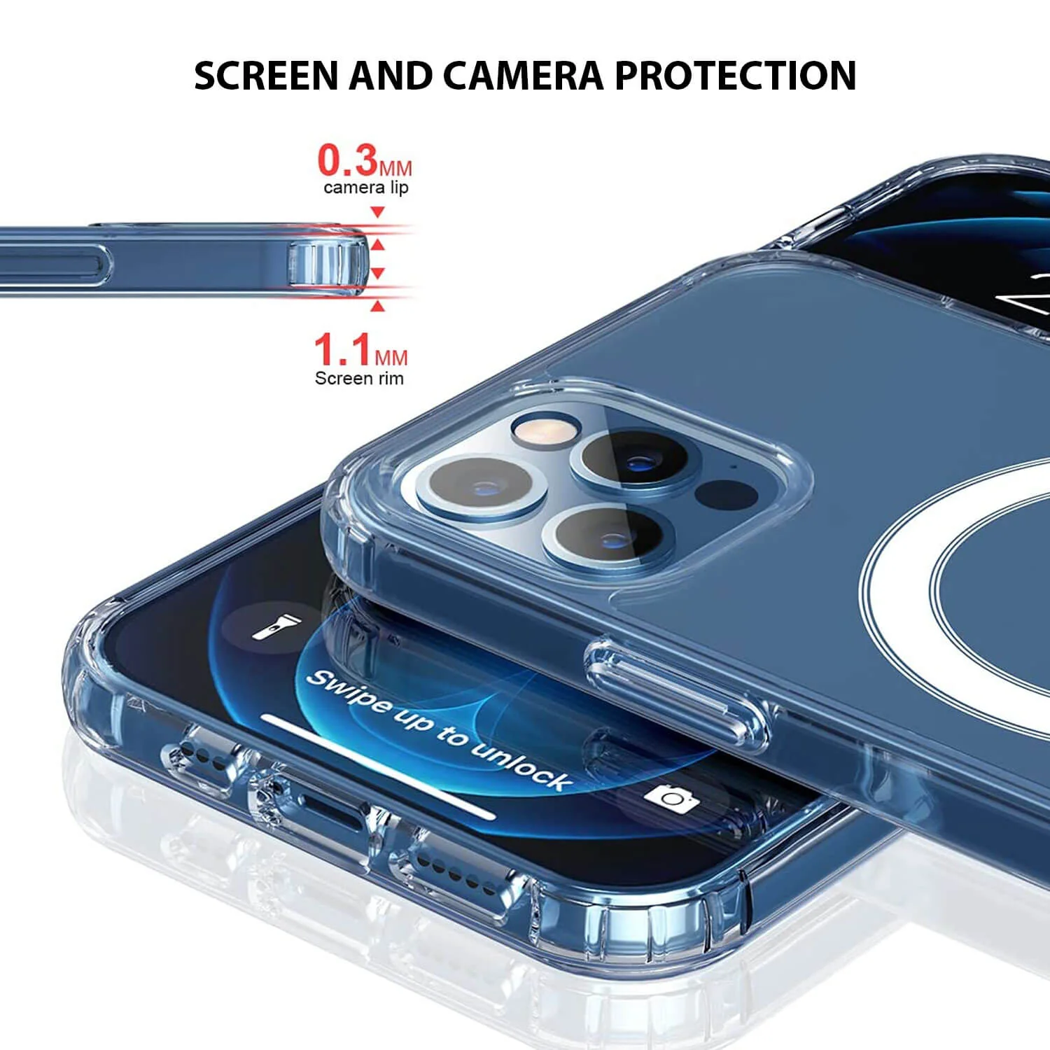 Tough On iPhone 12 Pro Max Case Clear With Magsafe - Image 2