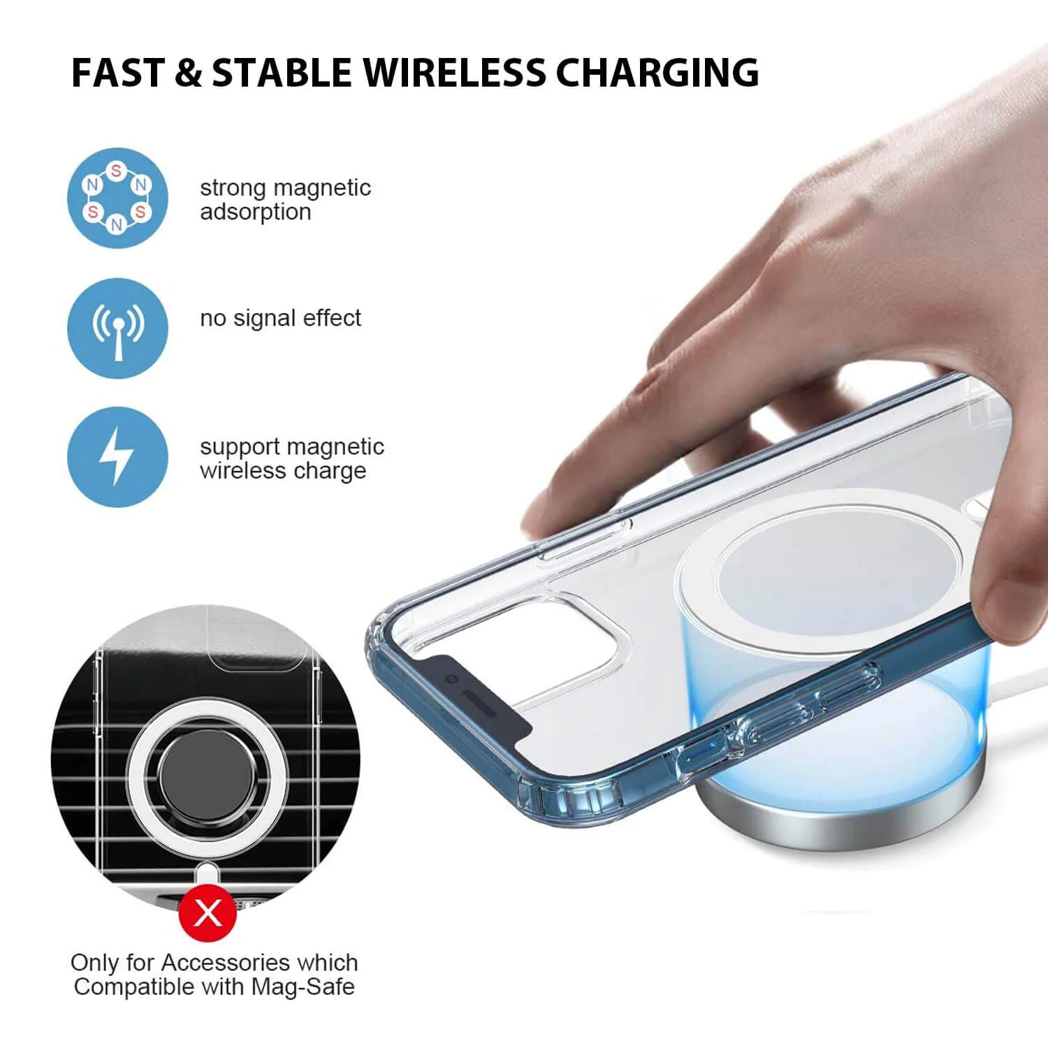 Tough On iPhone 12 Pro Max Case Clear With Magsafe - Image 9