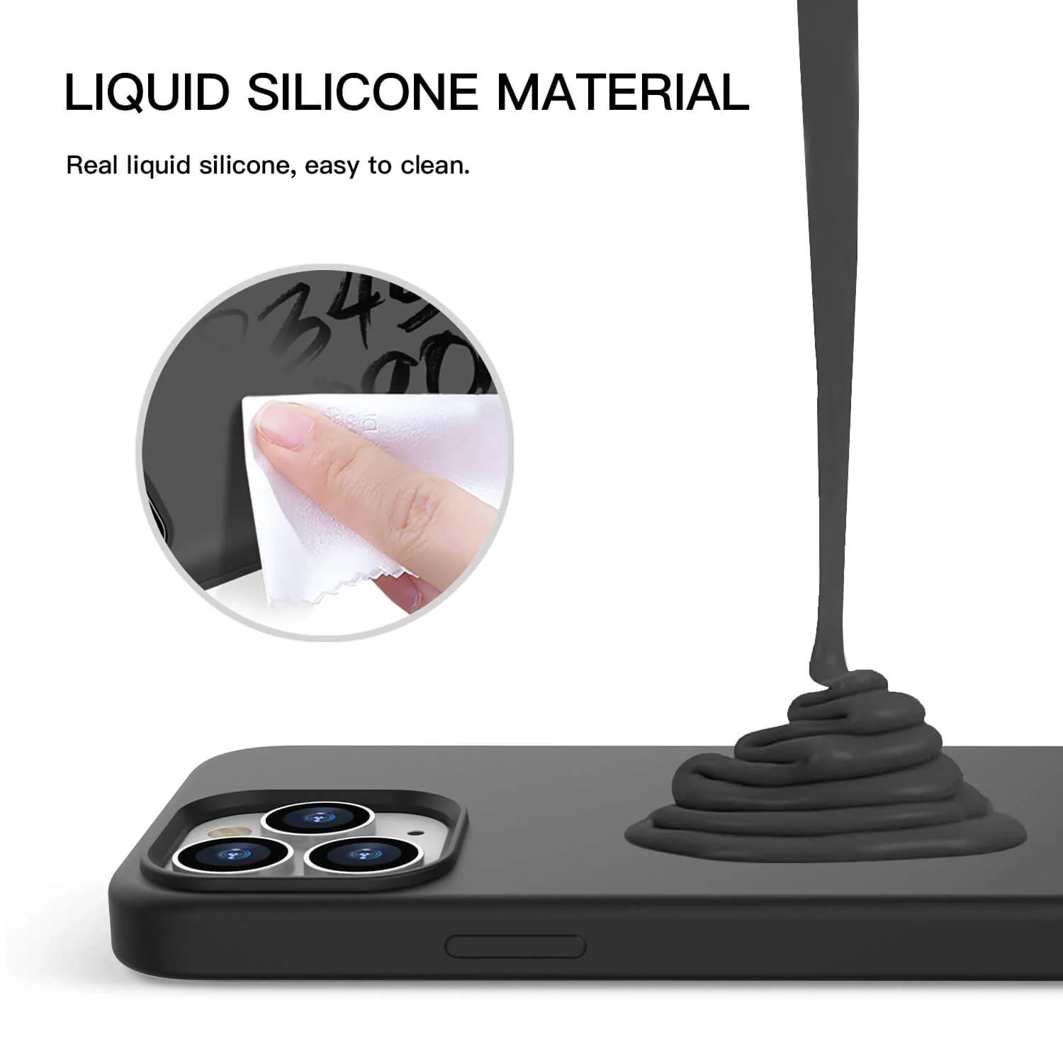 Tough On iPhone 12 Pro Max Strong Liquid Silicone Case - Image 2
