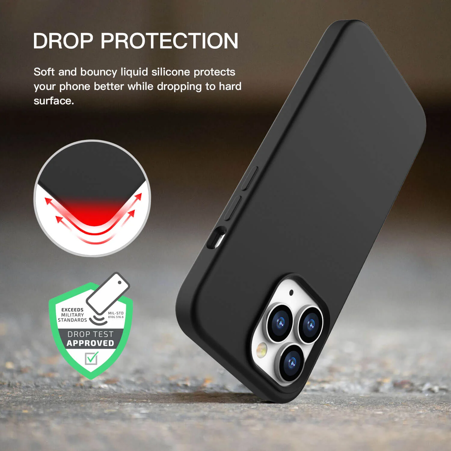 Tough On iPhone 12 Pro Max Strong Liquid Silicone Case - Image 4