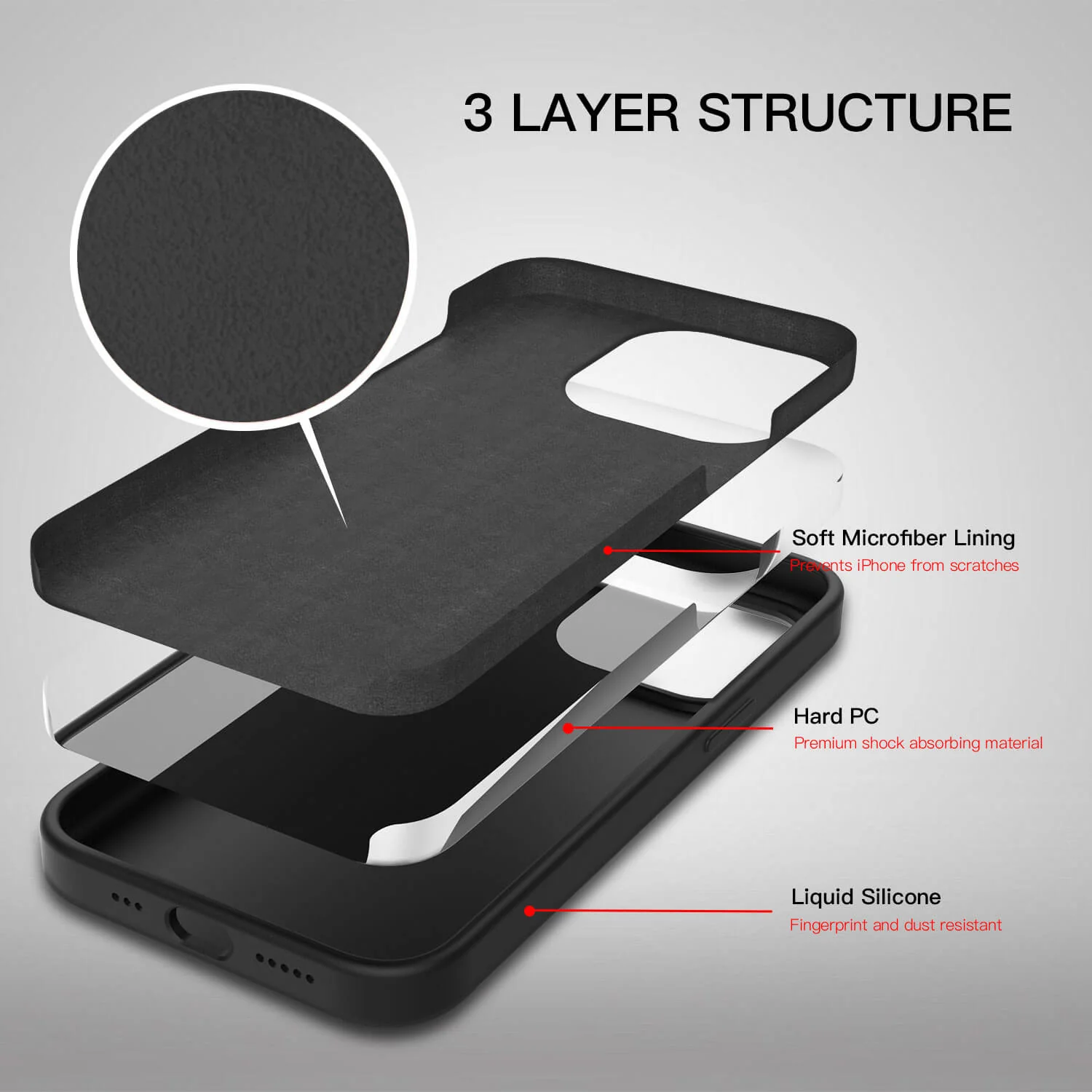 Tough On iPhone 12 Pro Max Strong Liquid Silicone Case - Image 7