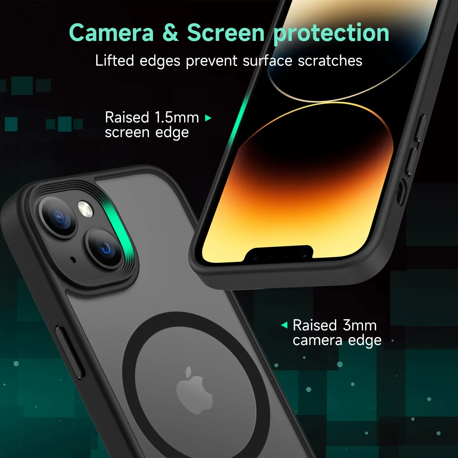 Tough On iPhone 13 Matte Case With Magsafe Black - Image 5