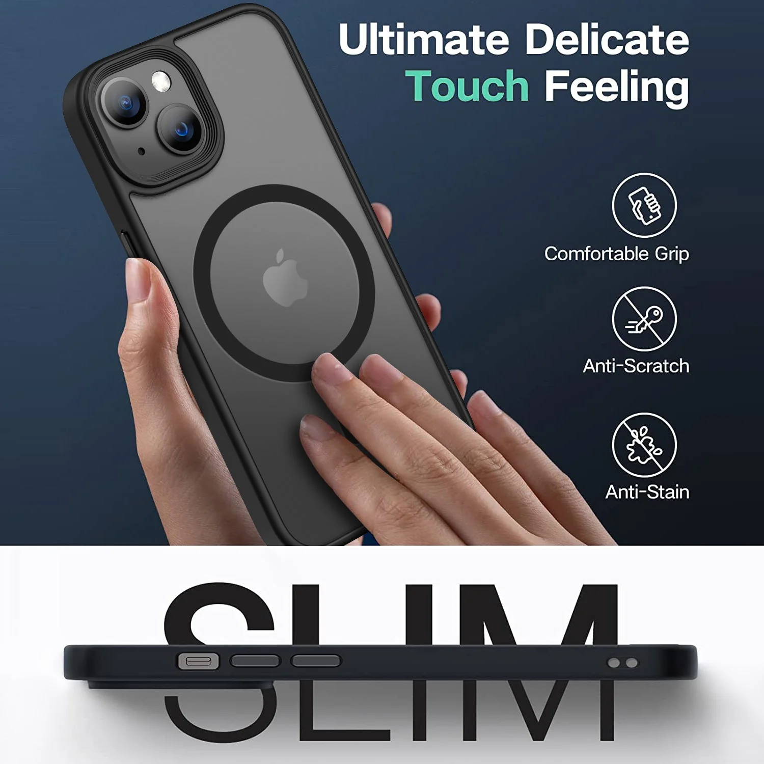 Tough On iPhone 13 Matte Case With Magsafe Black - Image 7
