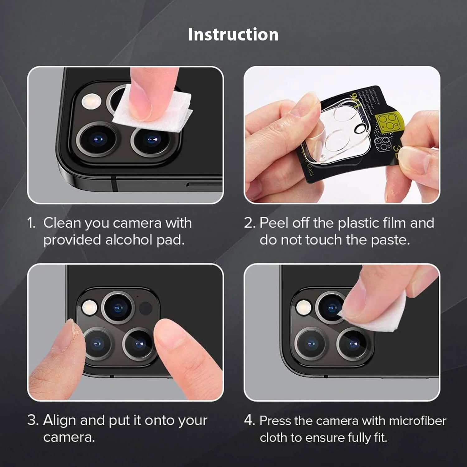 Tough On iPhone 13 Mini Rear Camera Protector Tempered Glass - Image 8