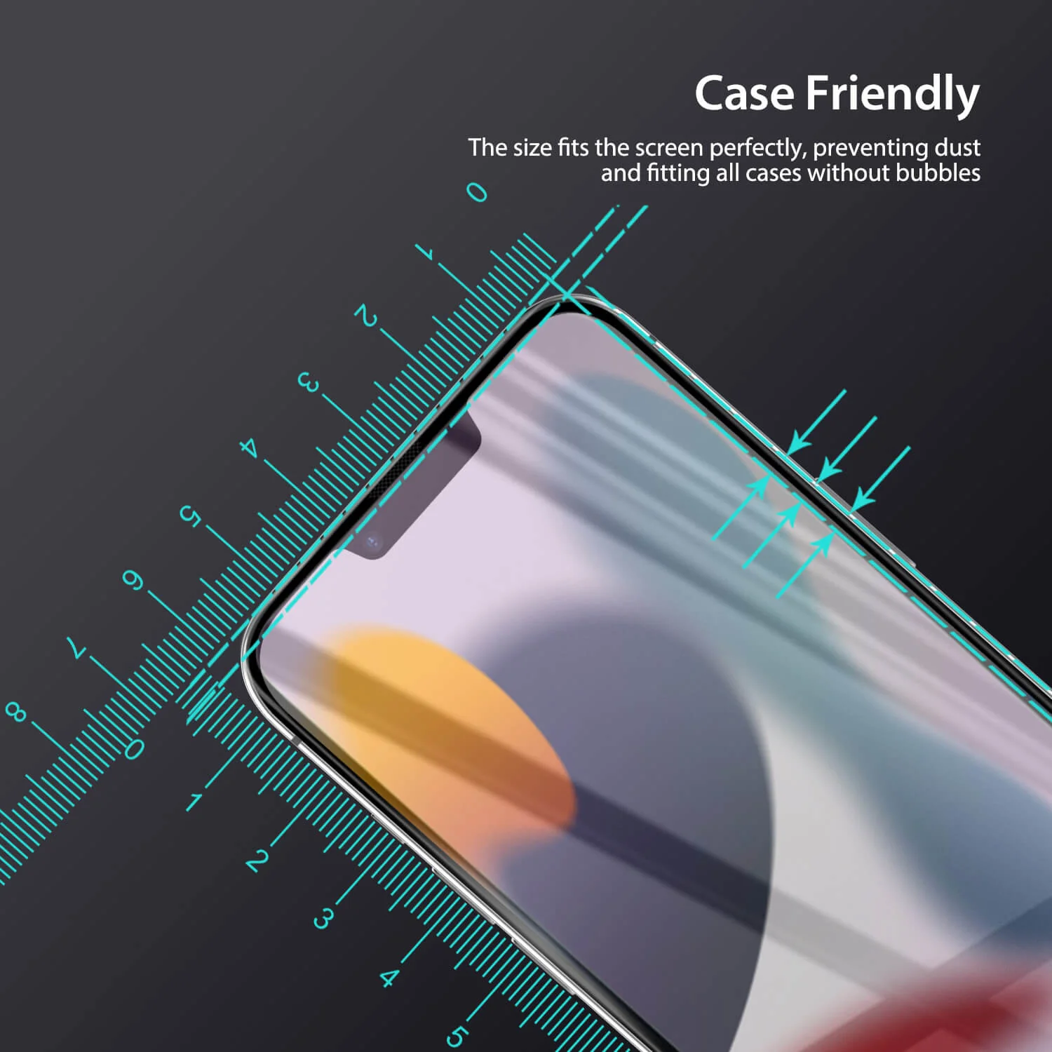 Tough On iPhone 13 Pro Anti Blue Light Screen Protector - Image 4