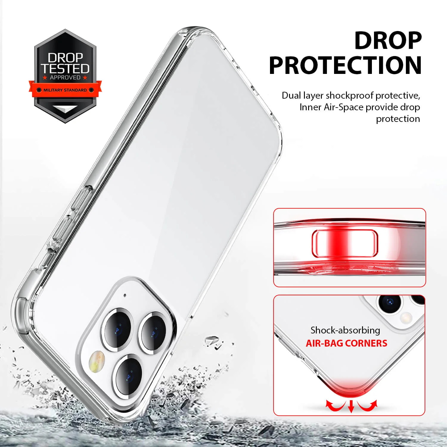 Tough On iPhone 13 Pro Case Air Clear - Image 6