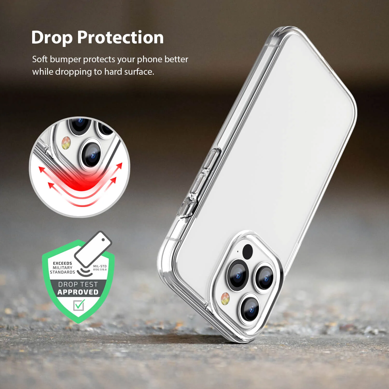 Tough On iPhone 13 Pro Case Clear - Image 4