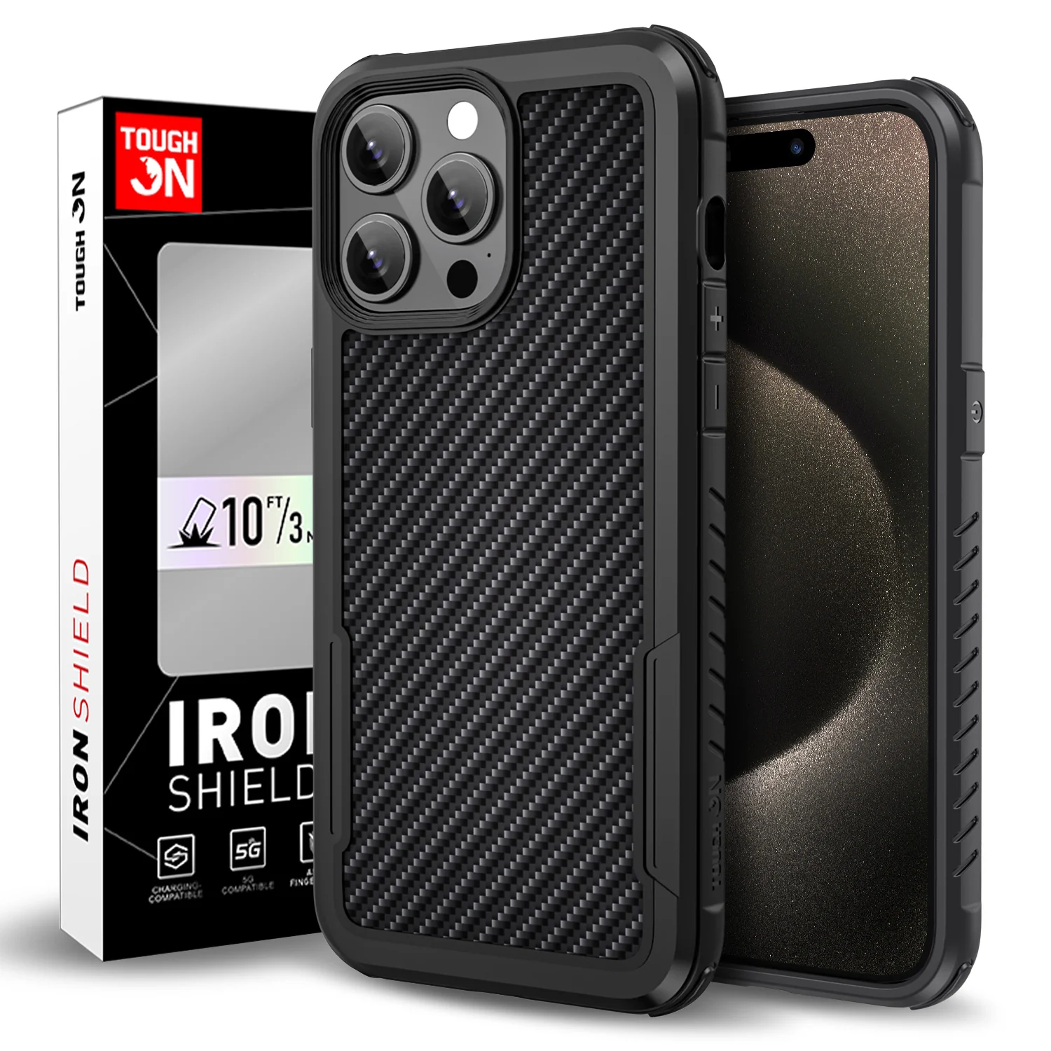 Tough On iPhone 13 Pro Max Case Iron Shield with Magsafe - Image 13