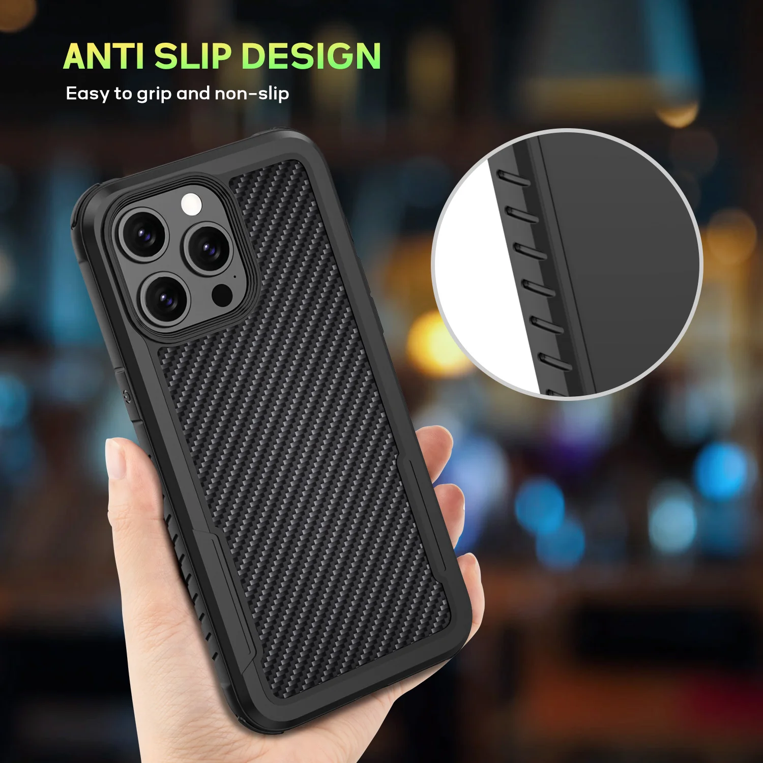 Tough On iPhone 13 Pro Max Case Iron Shield with Magsafe - Image 18