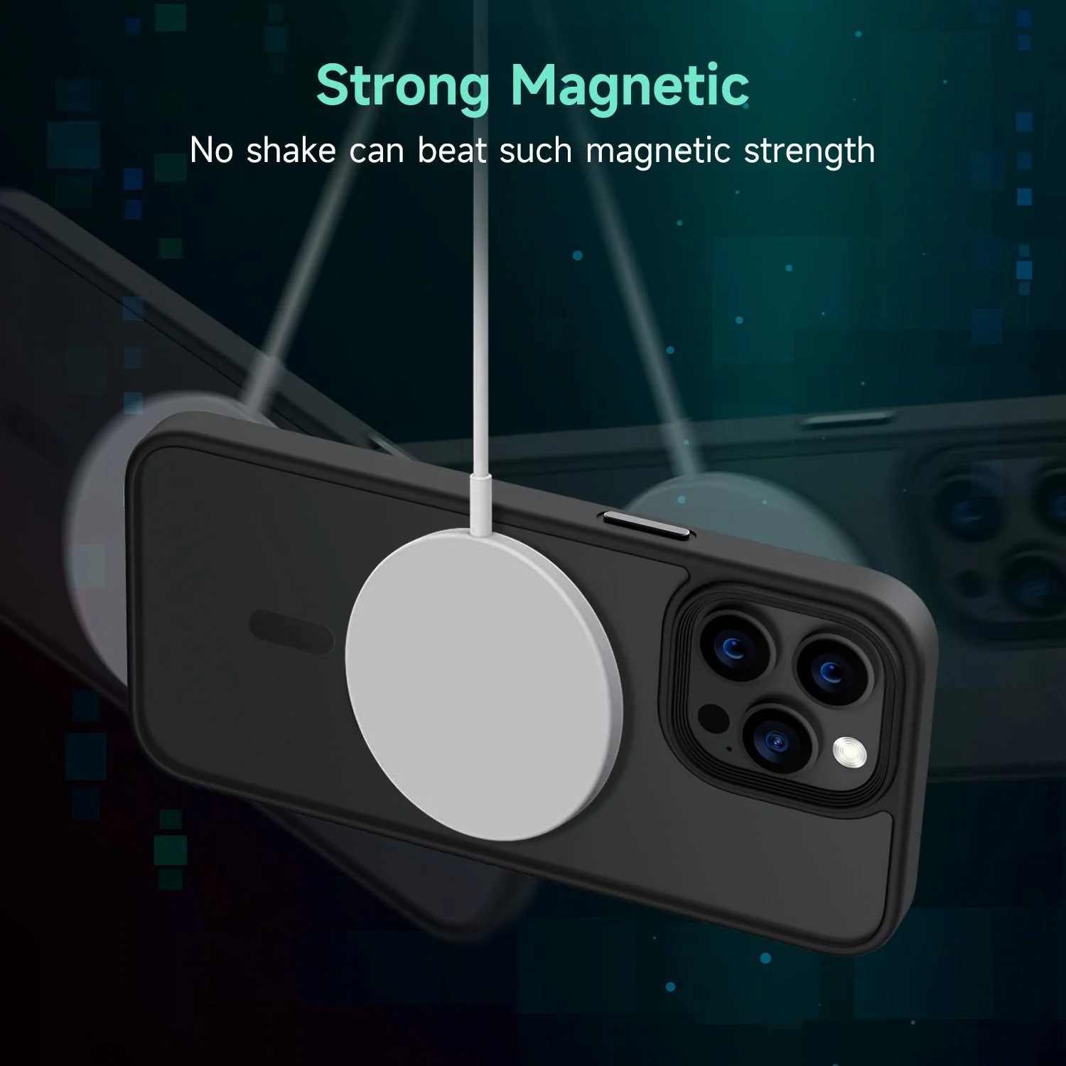 Tough On iPhone 13 Pro Max Matte Case With Magsafe Black - Image 3