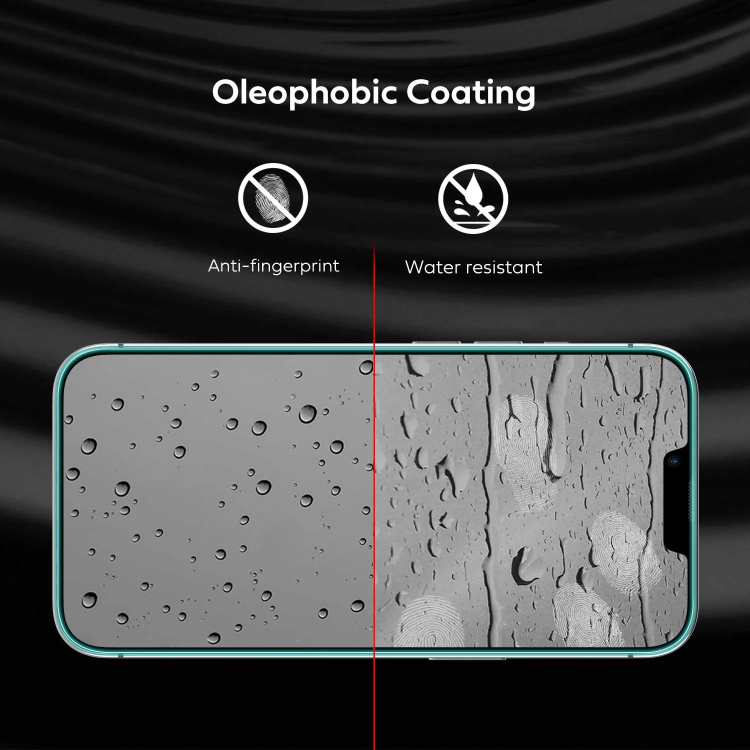 Tough On iPhone 13 Pro Max Tempered Glass Screen Protector 2 Pack w/ Installation Kit - Image 7