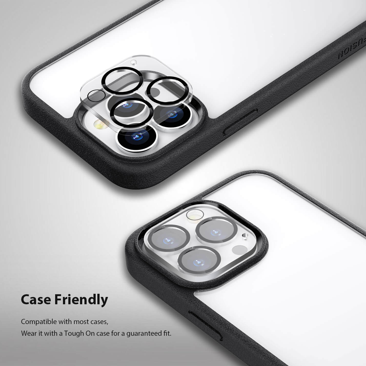 Tough On iPhone 13 Pro Rear Camera Protector Tempered Glass - Image 3
