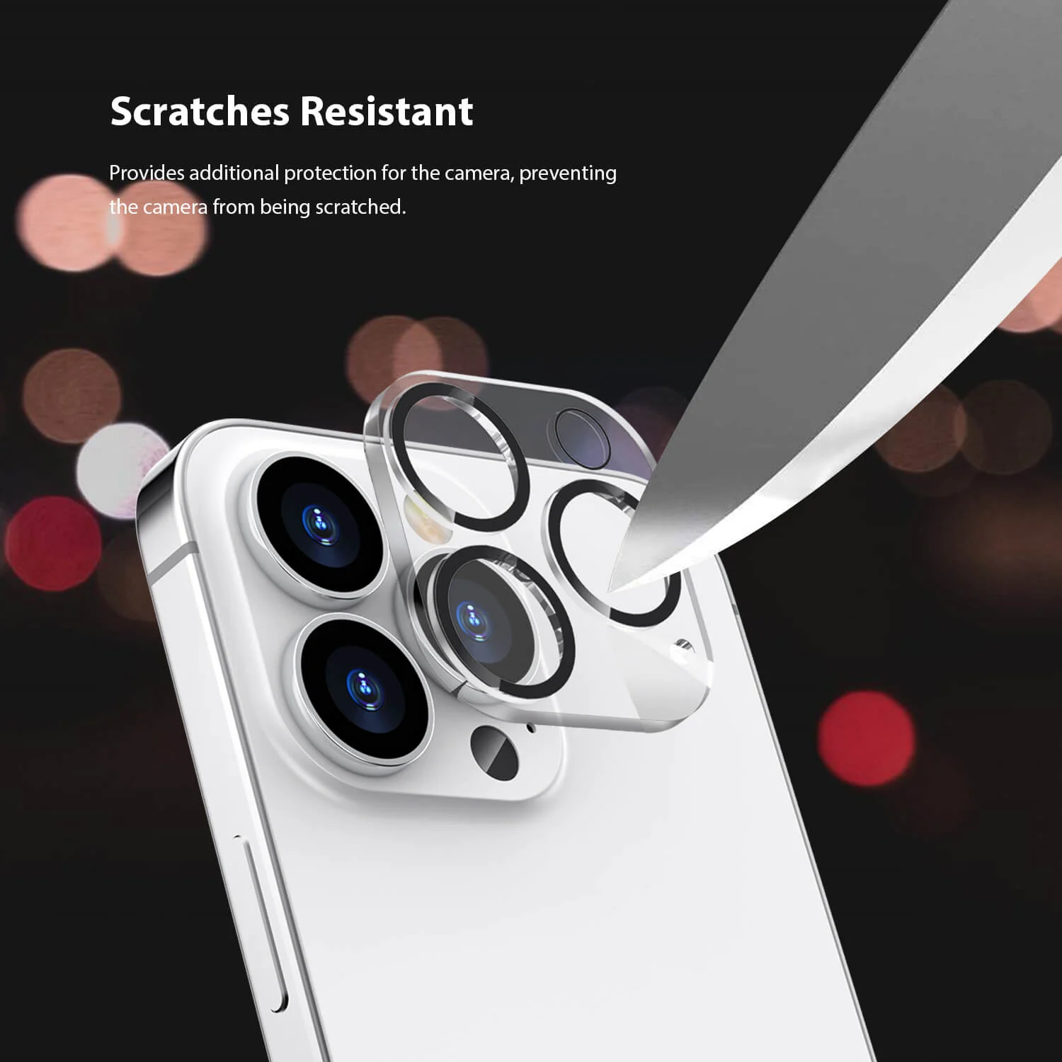 Tough On iPhone 13 Pro Rear Camera Protector Tempered Glass - Image 5