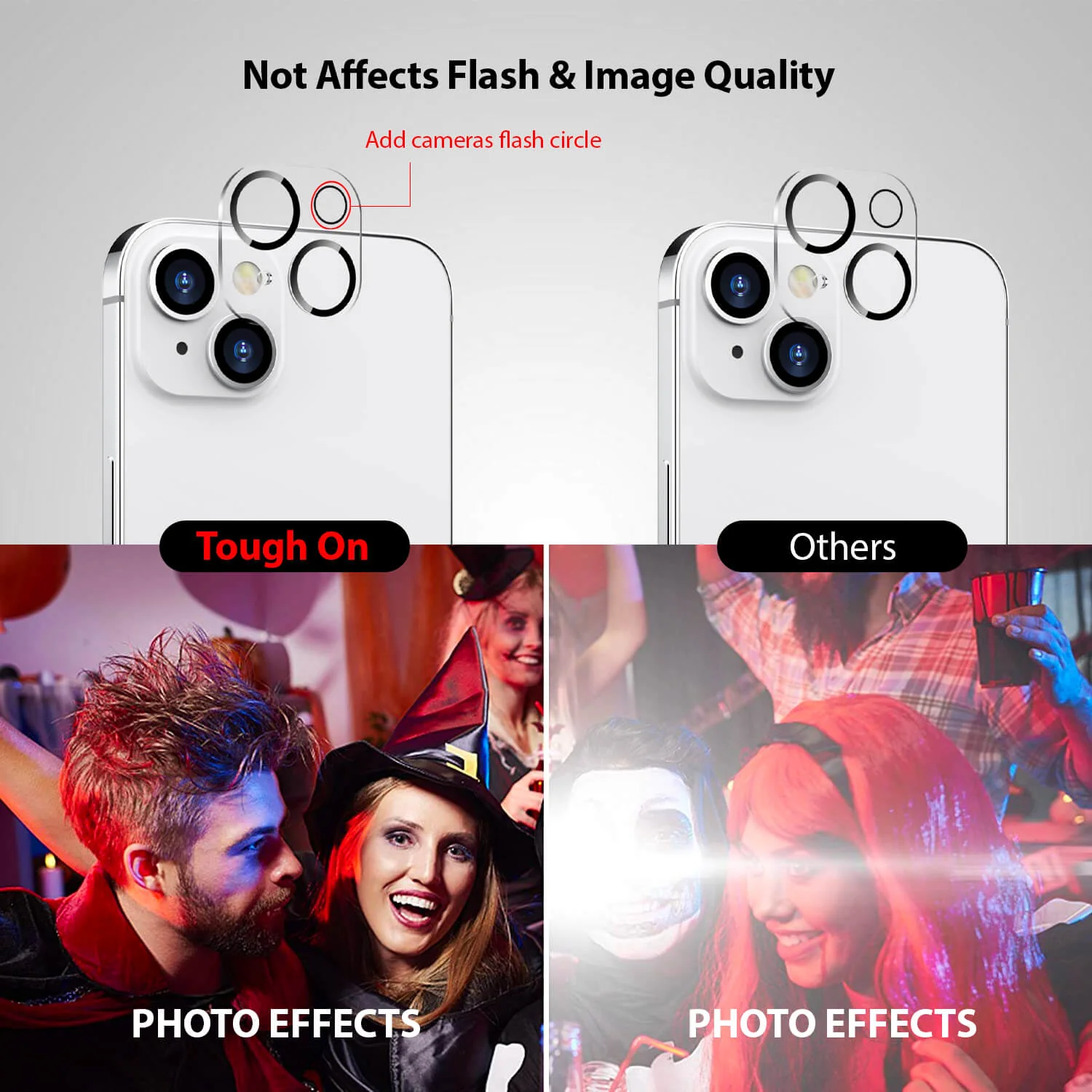 Tough On iPhone 13 Rear Camera Protector Tempered Glass - Image 8