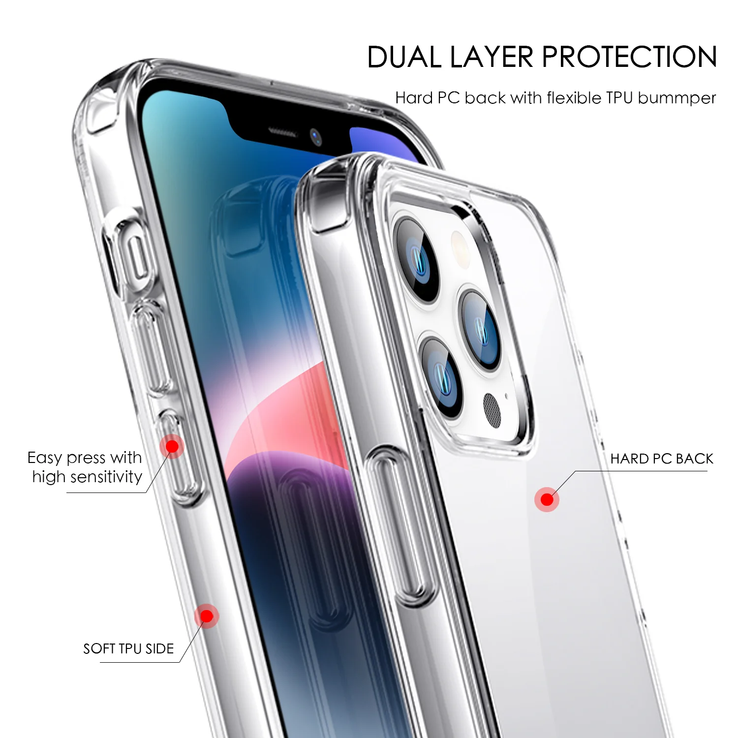 Tough On iPhone 14 Case Clear Air - Image 4