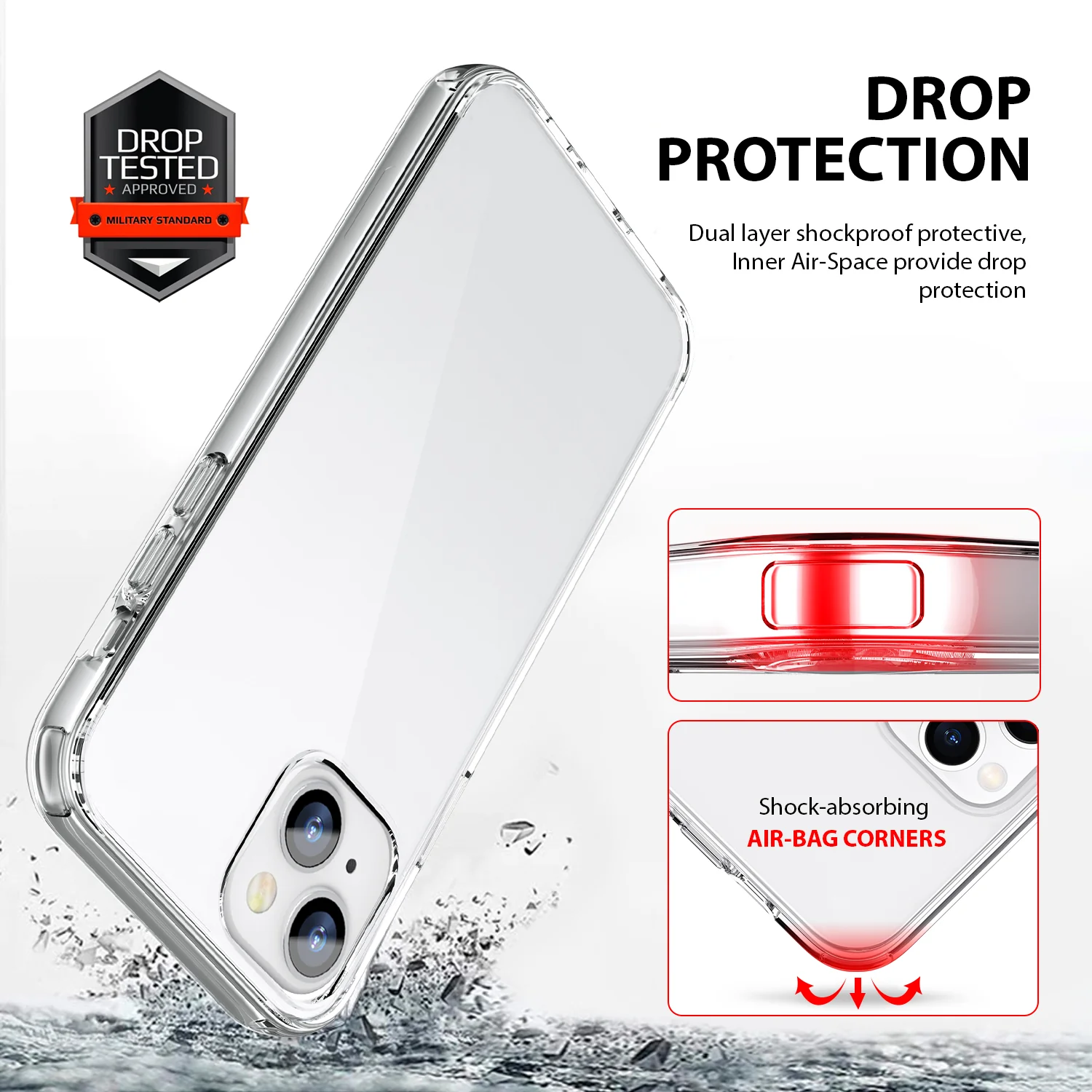 Tough On iPhone 14 Plus Case Clear Air - Image 3