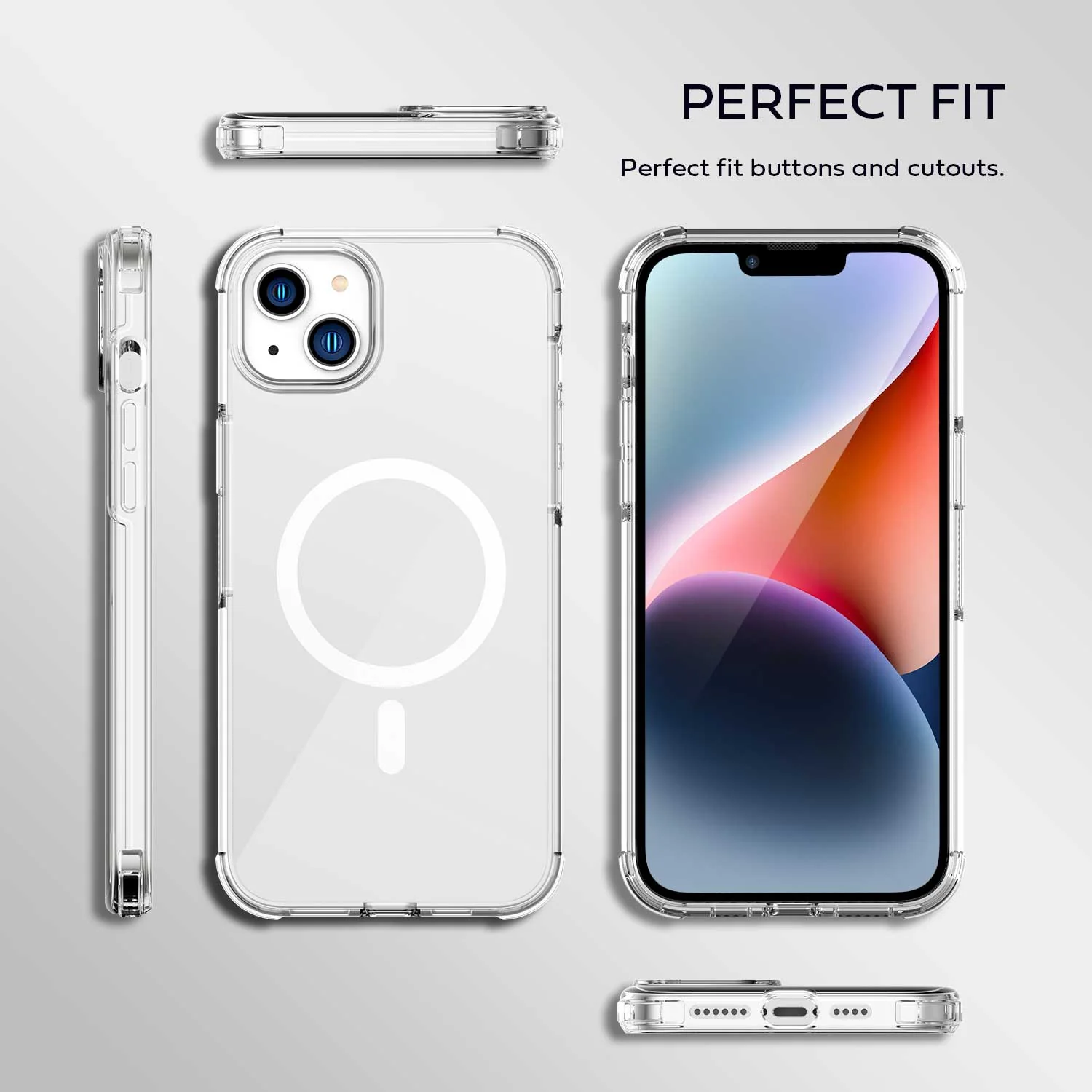 Tough On iPhone 14 Plus Clear Case with Magsafe - Image 2