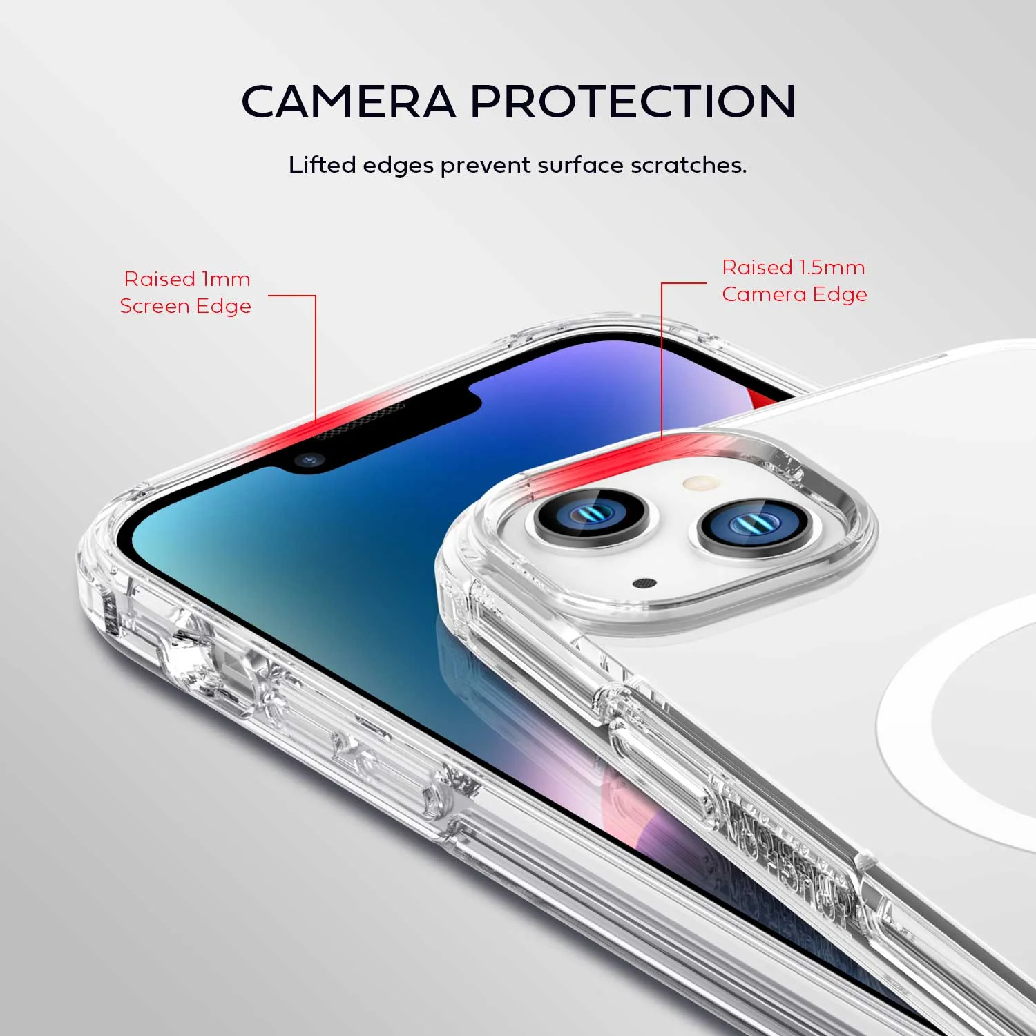 Tough On iPhone 14 Plus Clear Case with Magsafe - Image 3