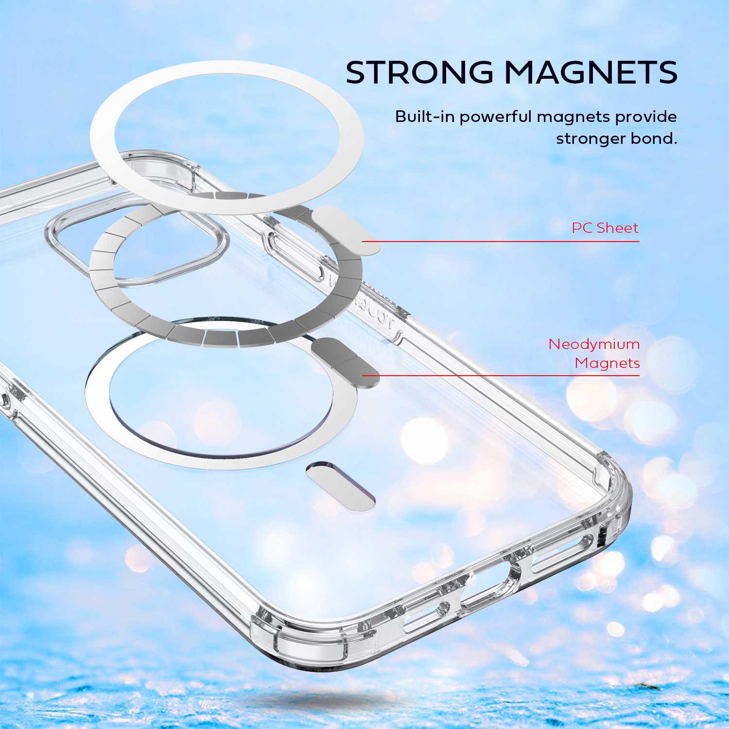 Tough On iPhone 14 Plus Clear Case with Magsafe - Image 4