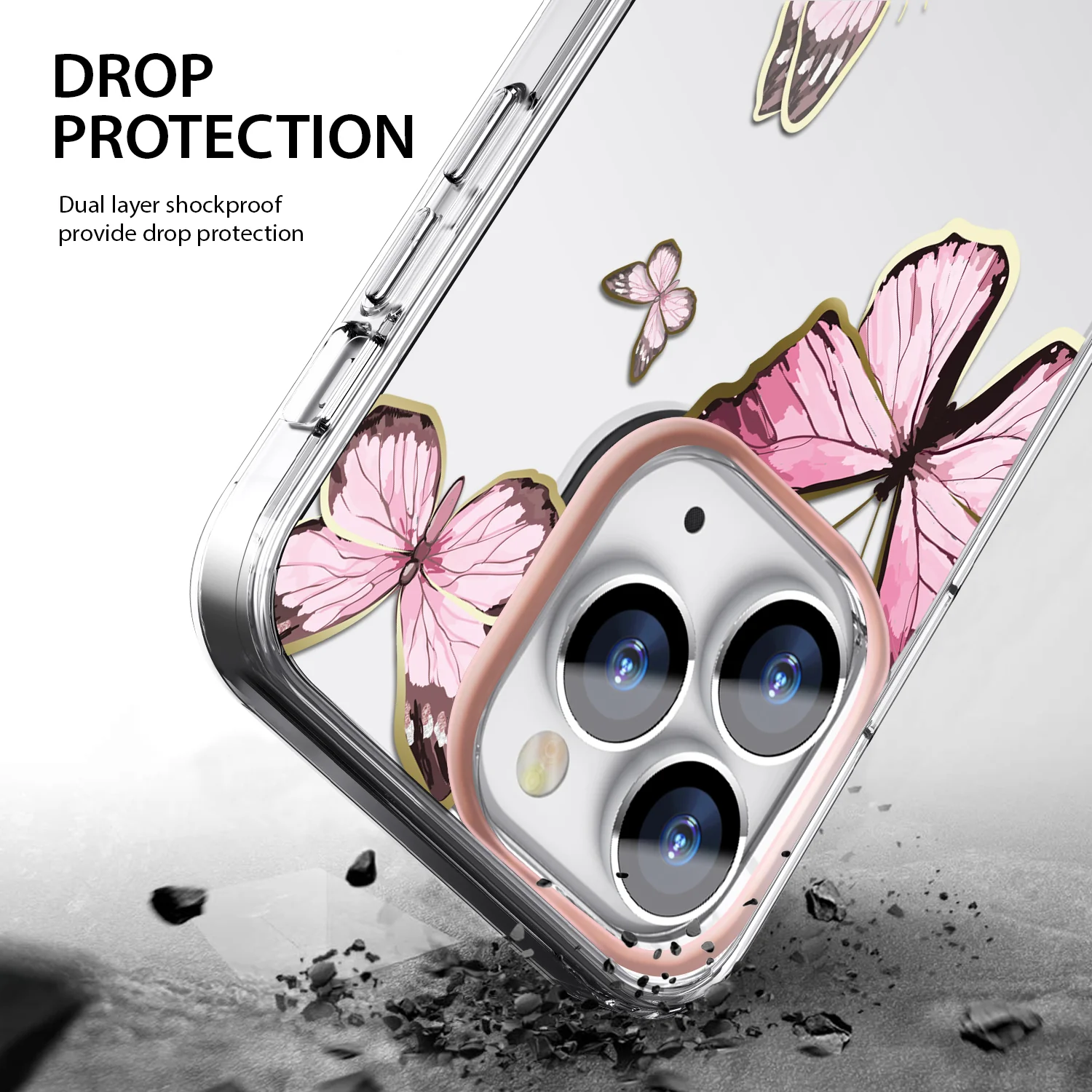 Tough On iPhone 14 Pro Case Butterfly Classic - Image 3