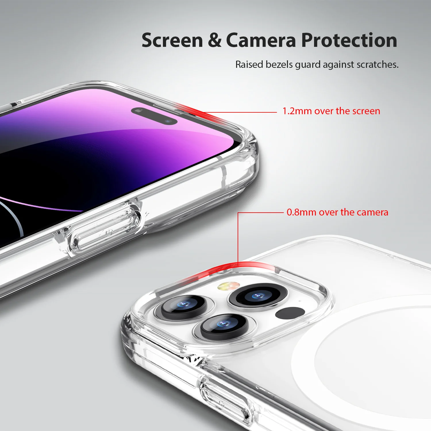 Tough On iPhone 14 Pro Case Clear with Magsafe - Image 3