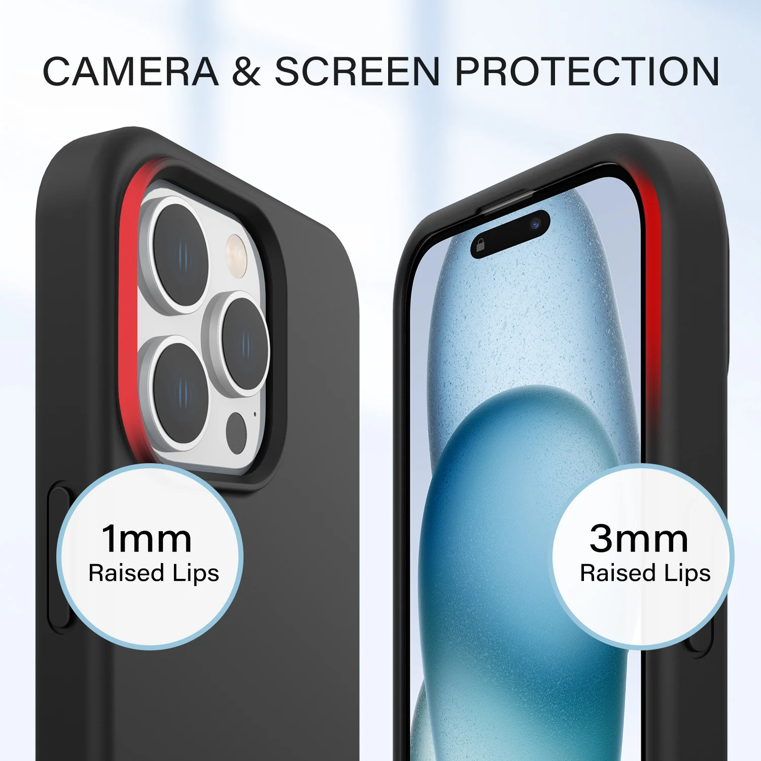 Tough On iPhone 14 Pro Case Strong Liquid Silicone Case with Magsafe Black - Image 15