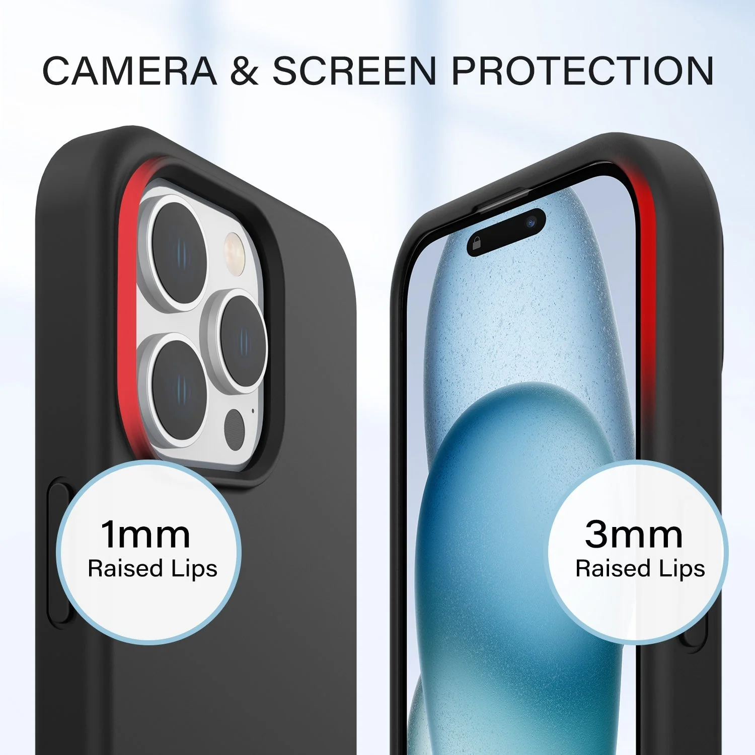 Tough On iPhone 14 Pro Case Strong Liquid Silicone Case with Magsafe Black - Image 9
