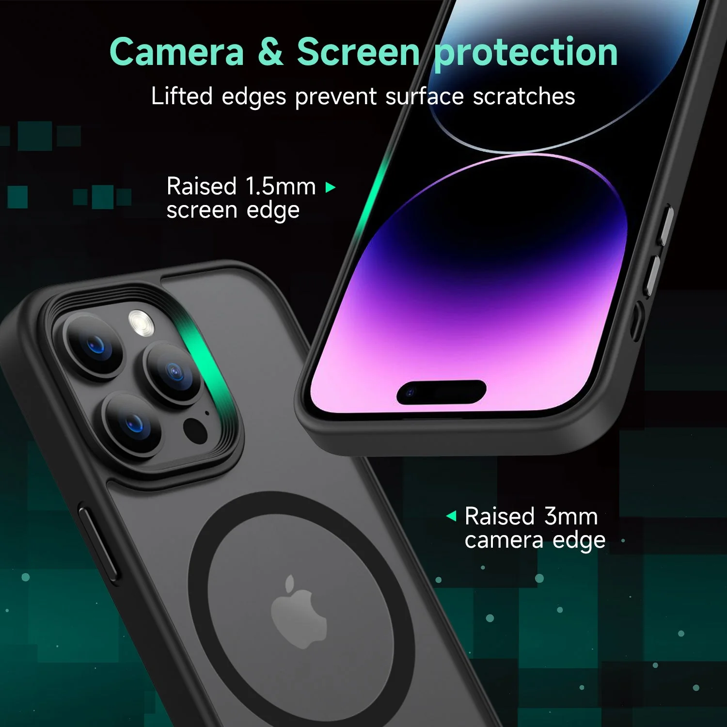 Tough On iPhone 14 Pro Max Matte Case With Magsafe Black - Image 5