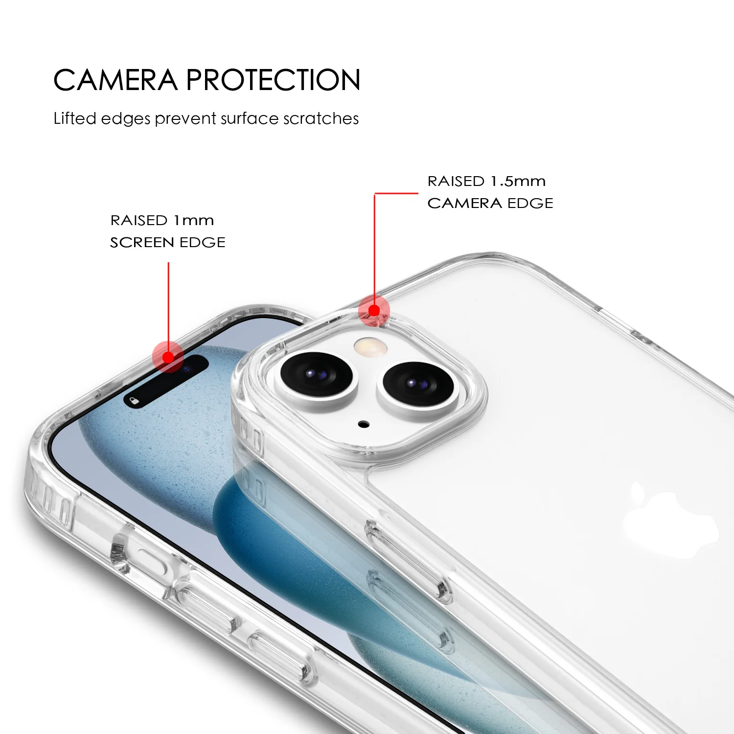 Tough On iPhone 16e / iPhone 15 Case Clear Air - Image 3