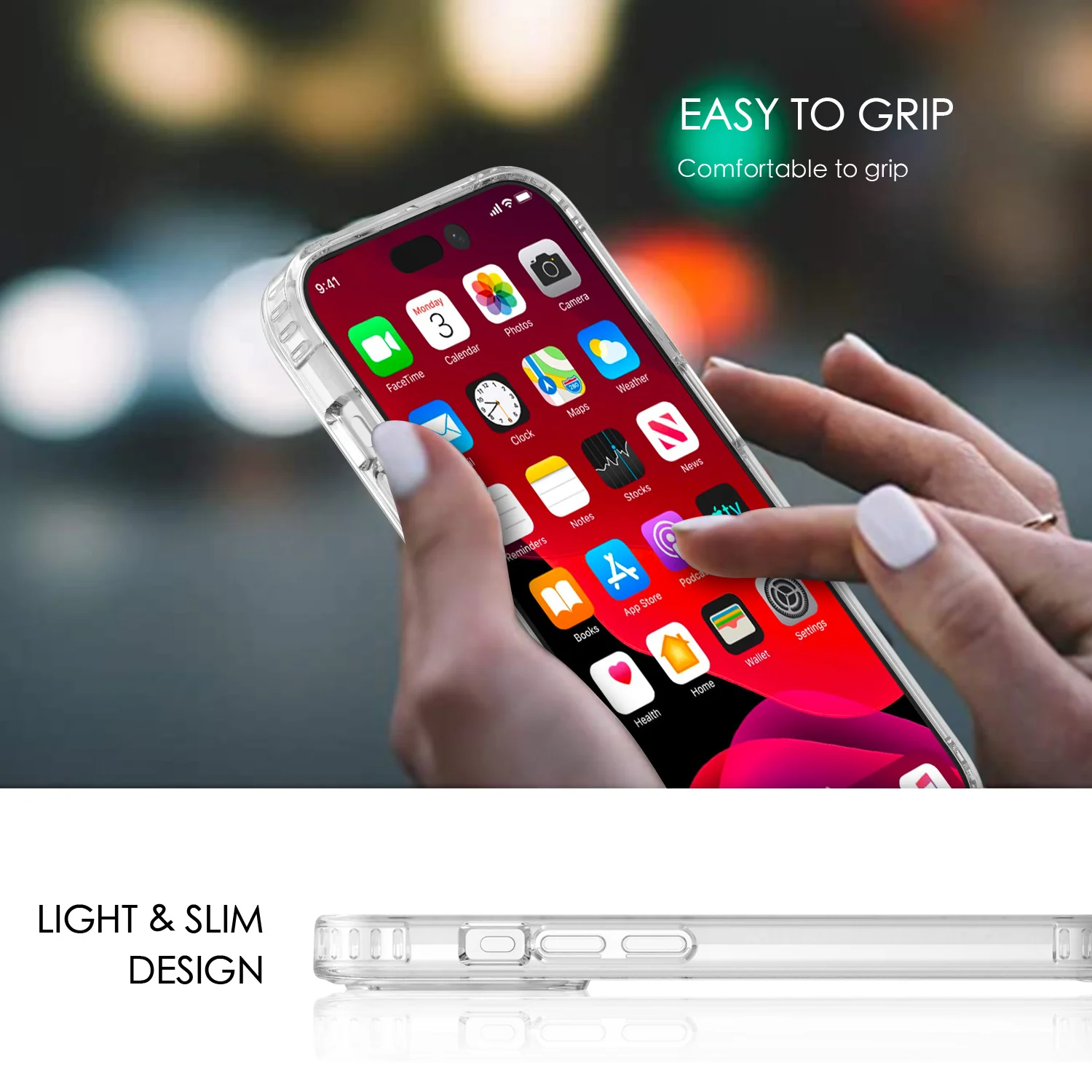 Tough On iPhone 16e / iPhone 15 Case Clear Air - Image 6