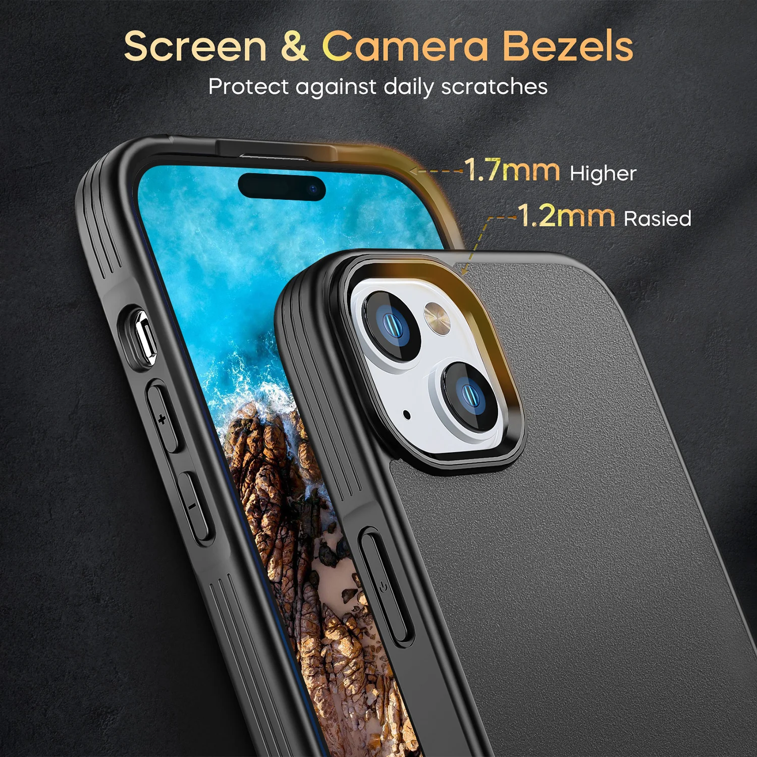 Tough On iPhone 15 Plus Case Armor with Magsafe Black - Image 4