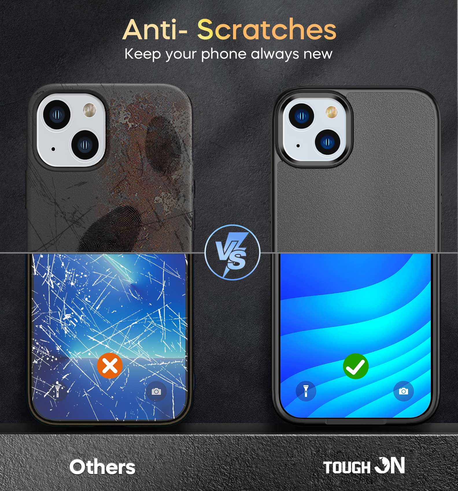 Tough On iPhone 15 Plus Case Armor with Magsafe Black - Image 6