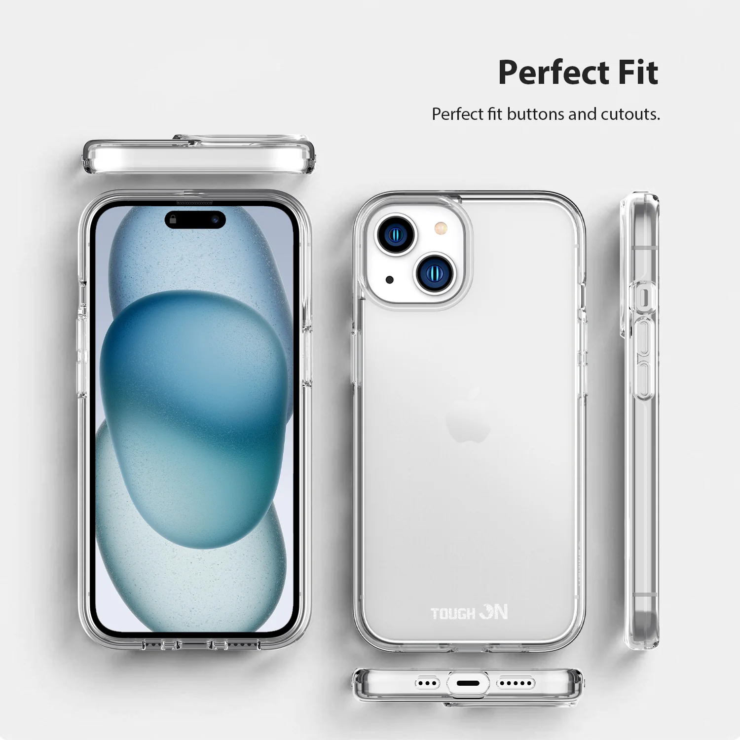 Tough On iPhone 15 Plus Case Clear - Image 2