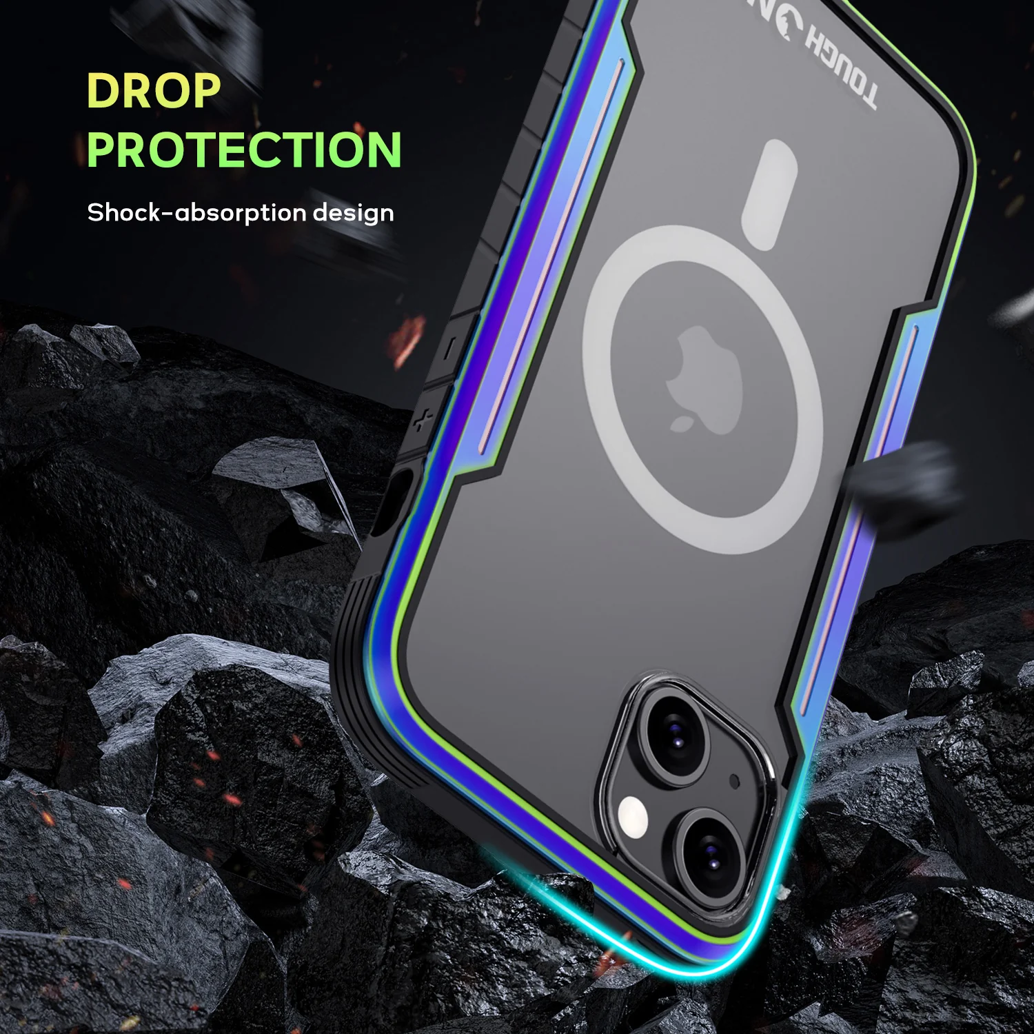 Tough On iPhone 15 Plus Case Iron Shield with MagSafe - Image 11