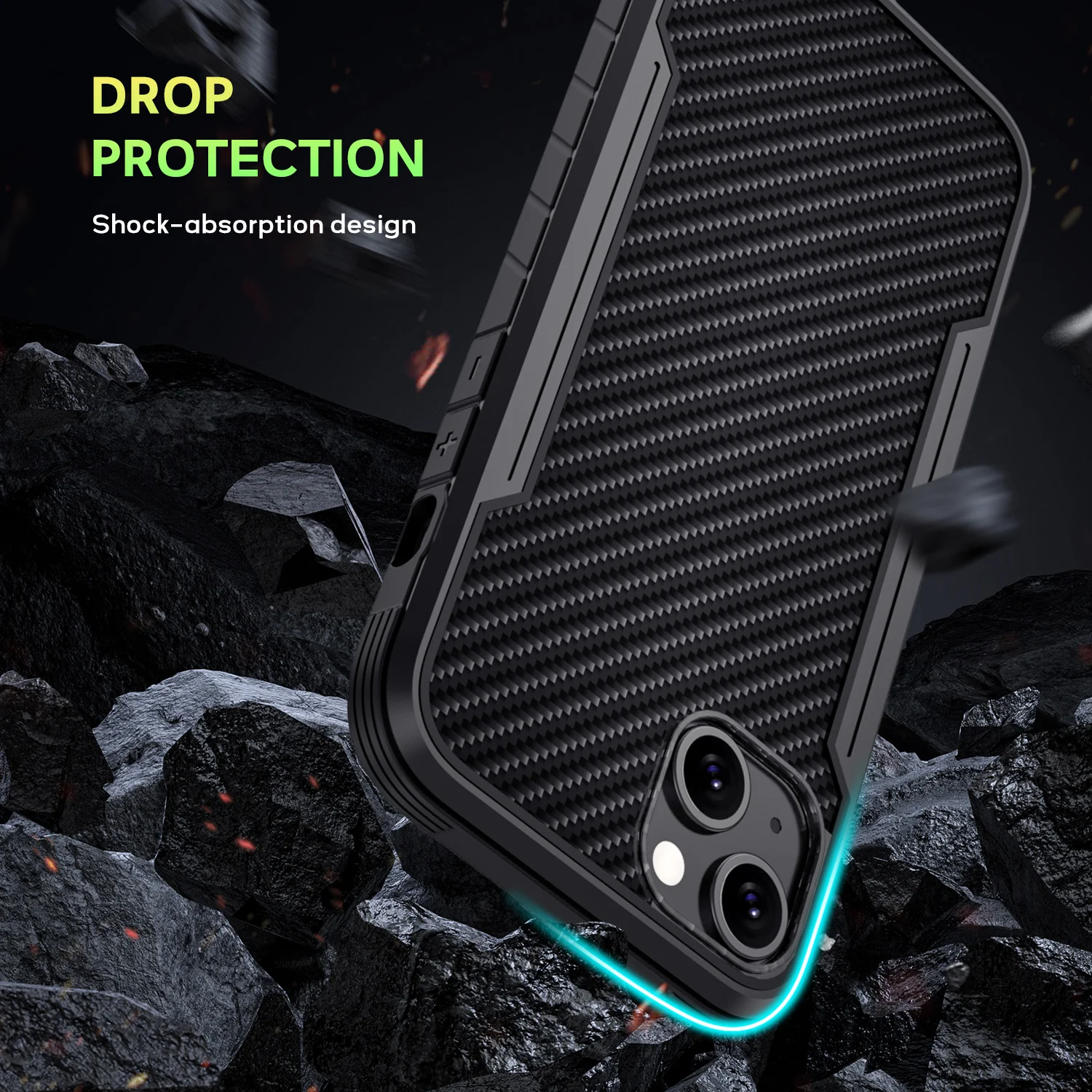 Tough On iPhone 15 Plus Case Iron Shield with MagSafe - Image 18