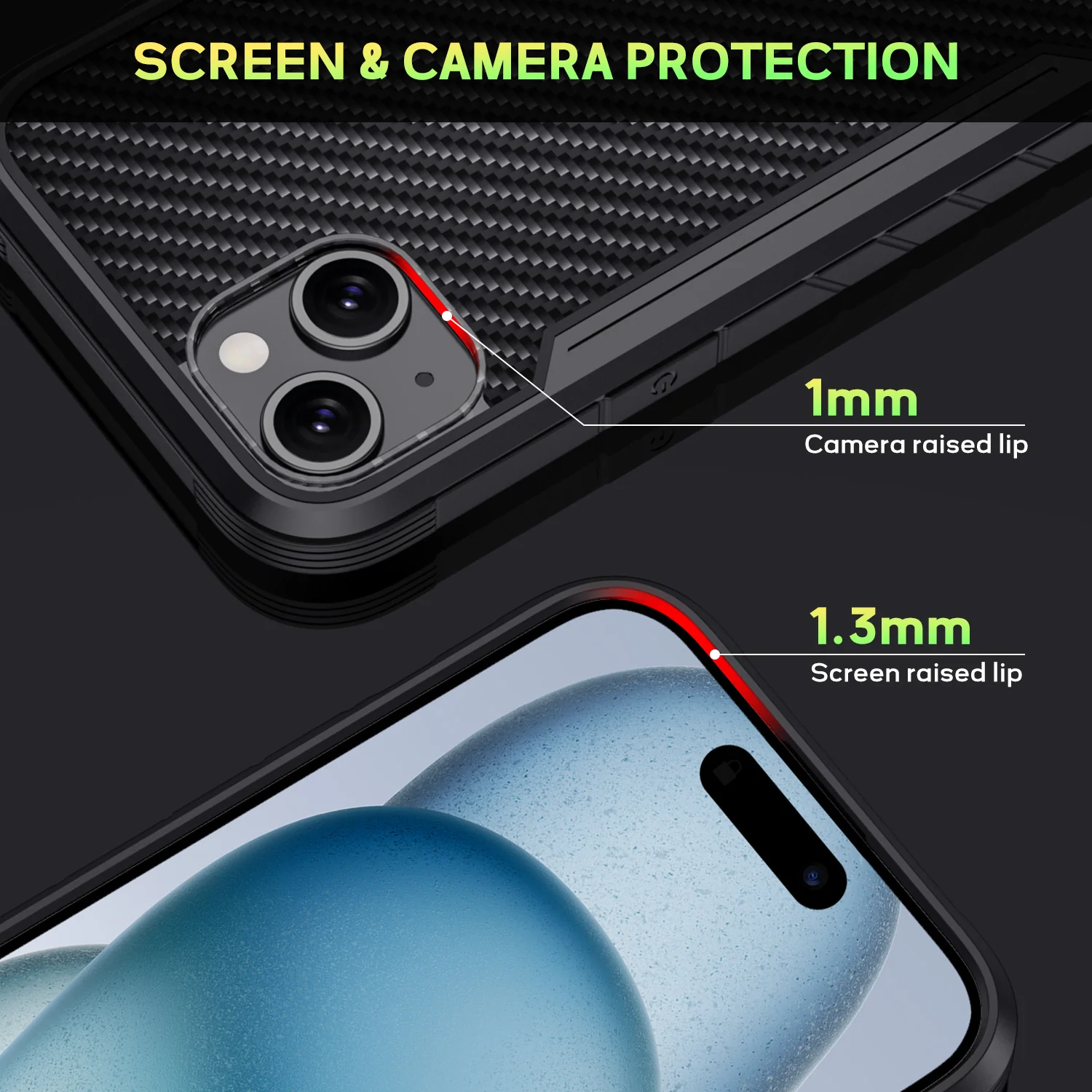 Tough On iPhone 15 Plus Case Iron Shield with MagSafe - Image 19