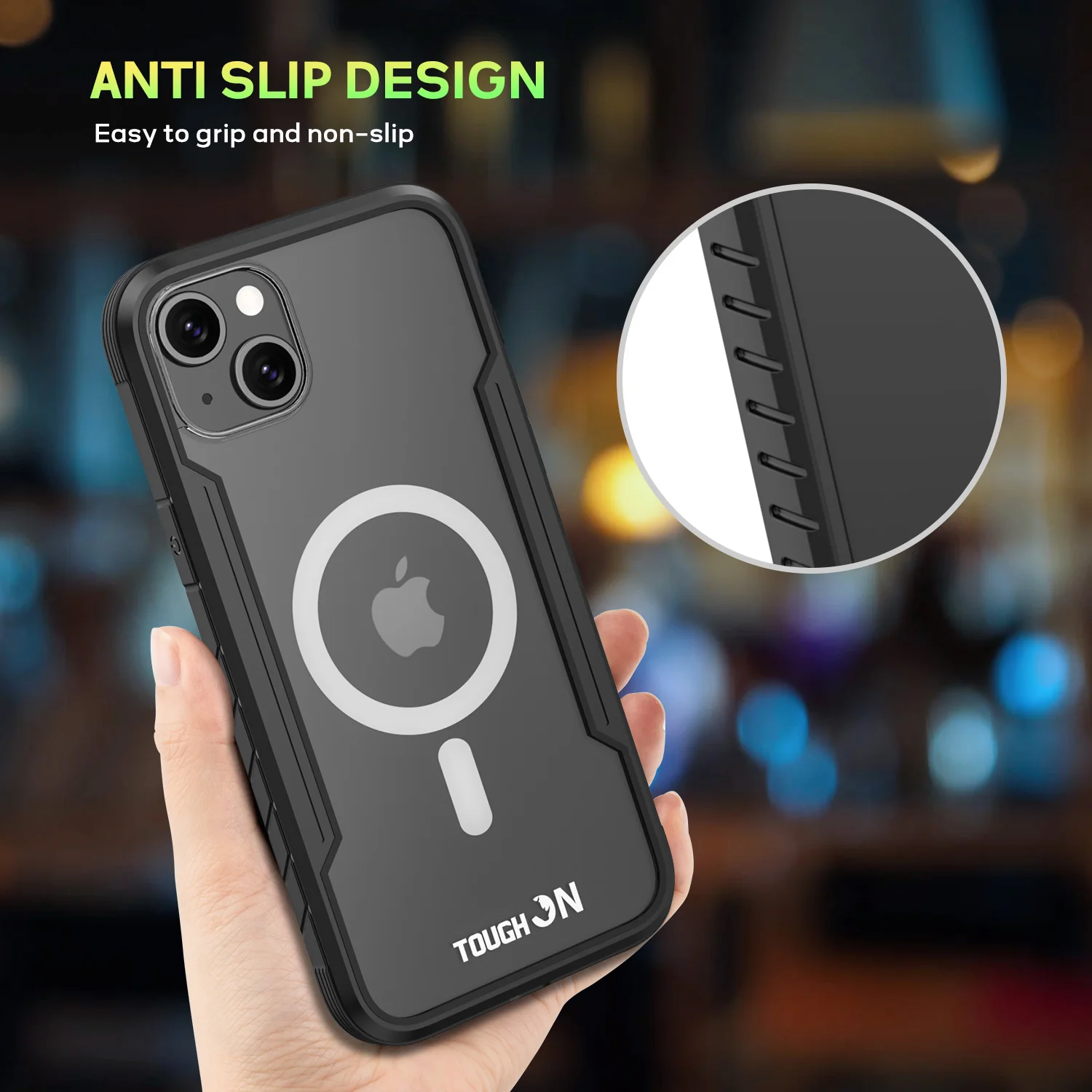 Tough On iPhone 15 Plus Case Iron Shield with MagSafe - Image 6