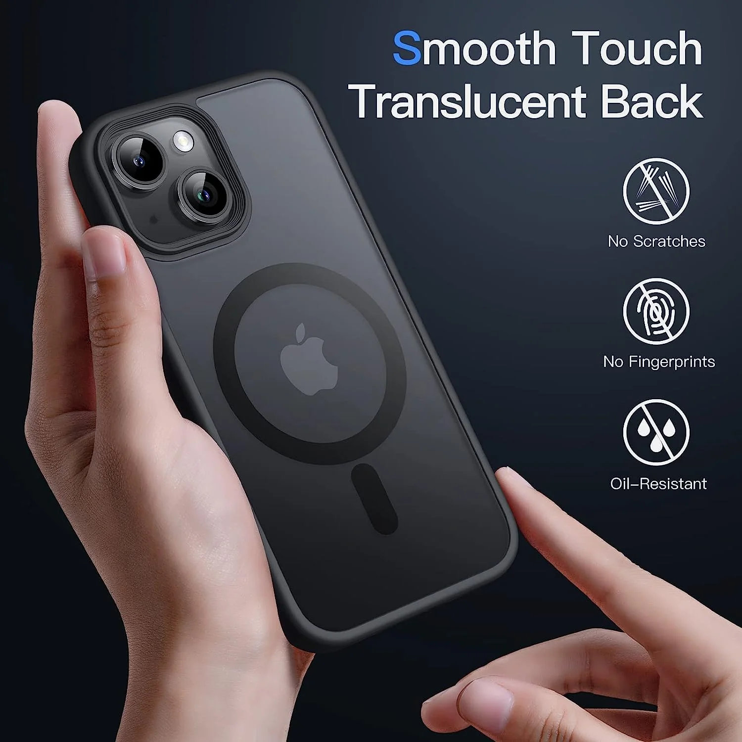 Tough On iPhone 15 Plus Case With MagSafe Matte Black - Image 3
