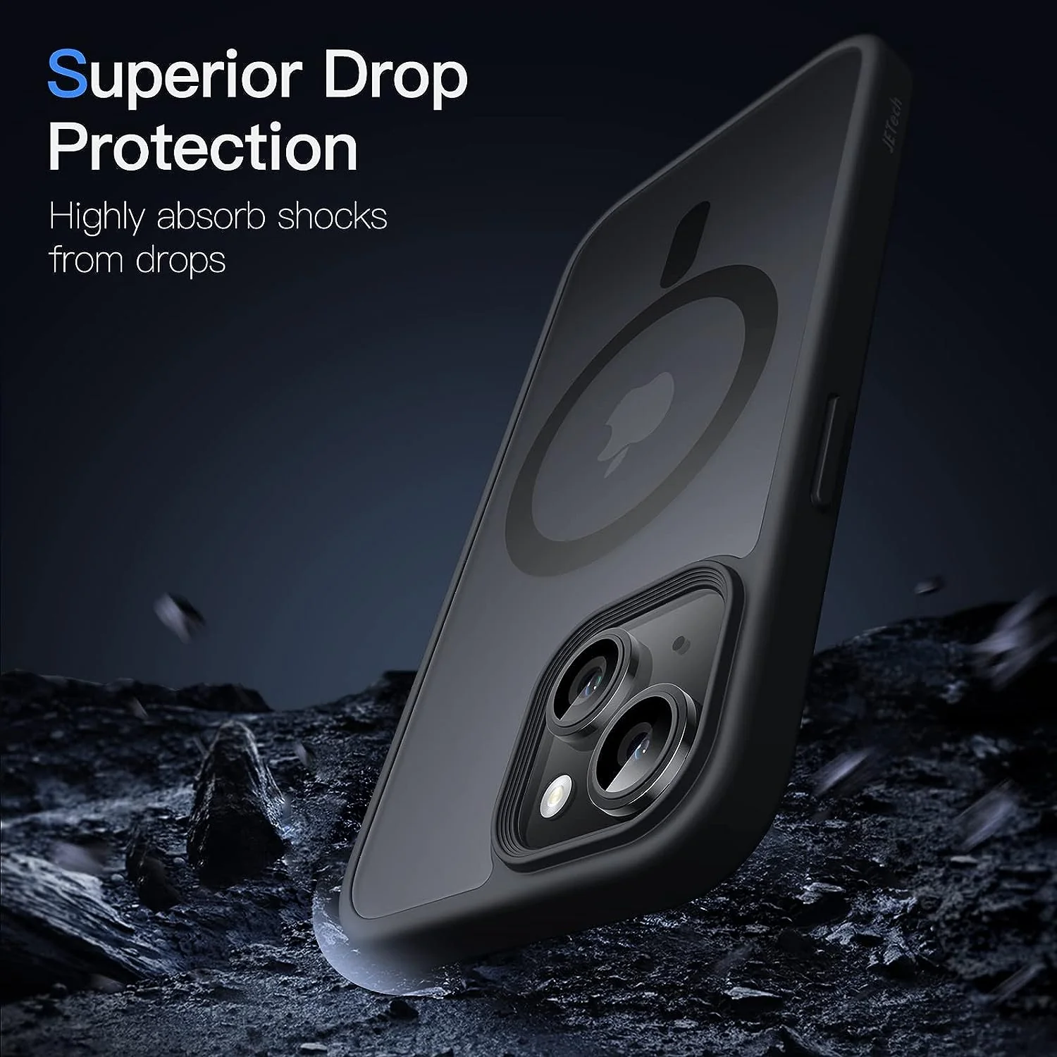 Tough On iPhone 15 Plus Case With MagSafe Matte Black - Image 4
