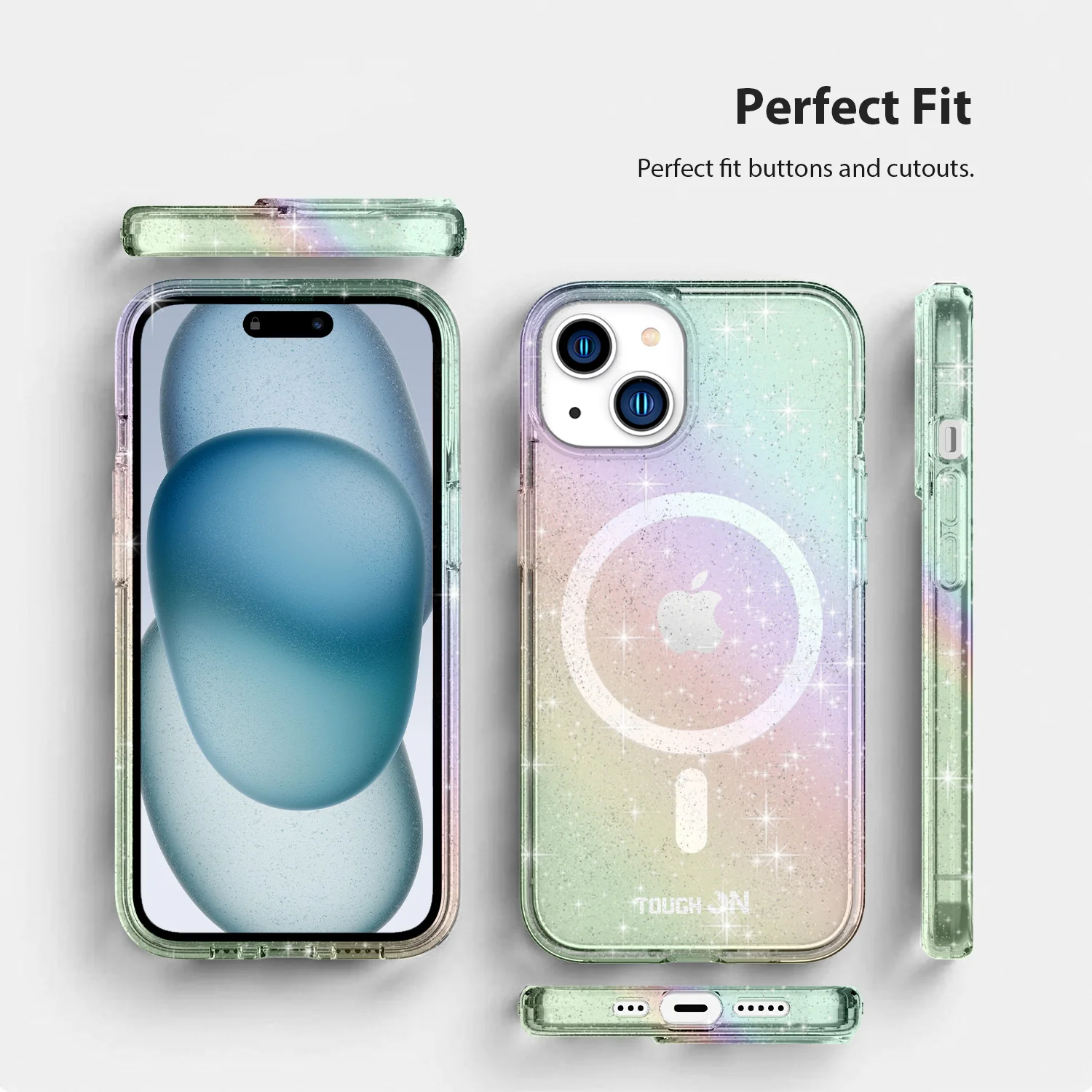 Tough On iPhone 15 Plus Clear Case with Magsafe - Image 11