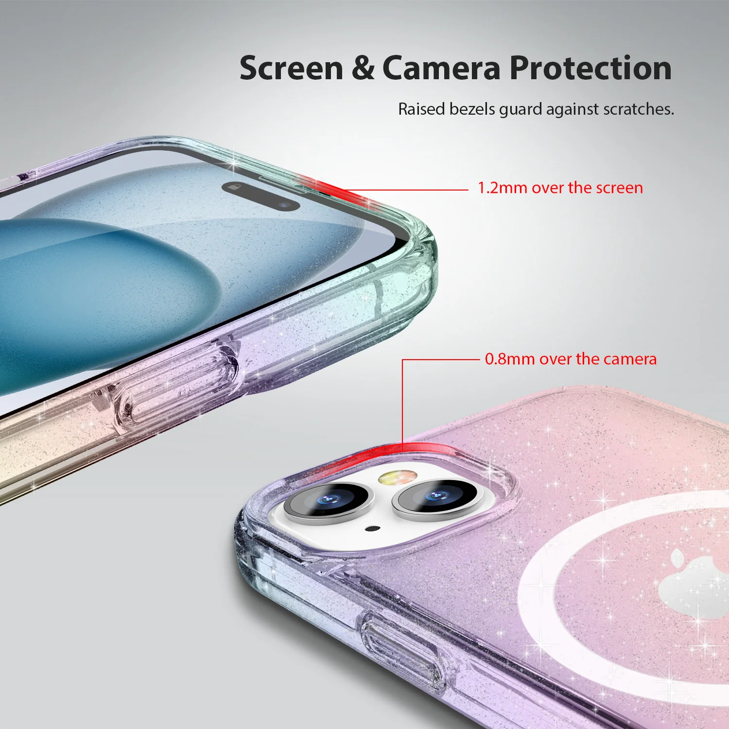 Tough On iPhone 15 Plus Clear Case with Magsafe - Image 12